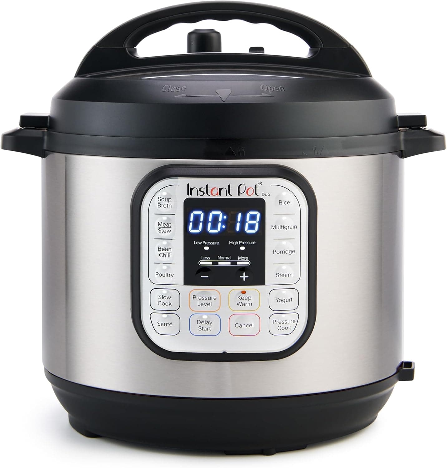 Instant Pot Duo 7-in-1 Electric Pressure Cooker, Slow Cooker, Rice, Steamer, Sauté, Yogurt Maker, Warmer & Sterilizer, Includes App With Over 800 Recipes, Stainless Steel, 6 Quart 6 Quarts - Image 2