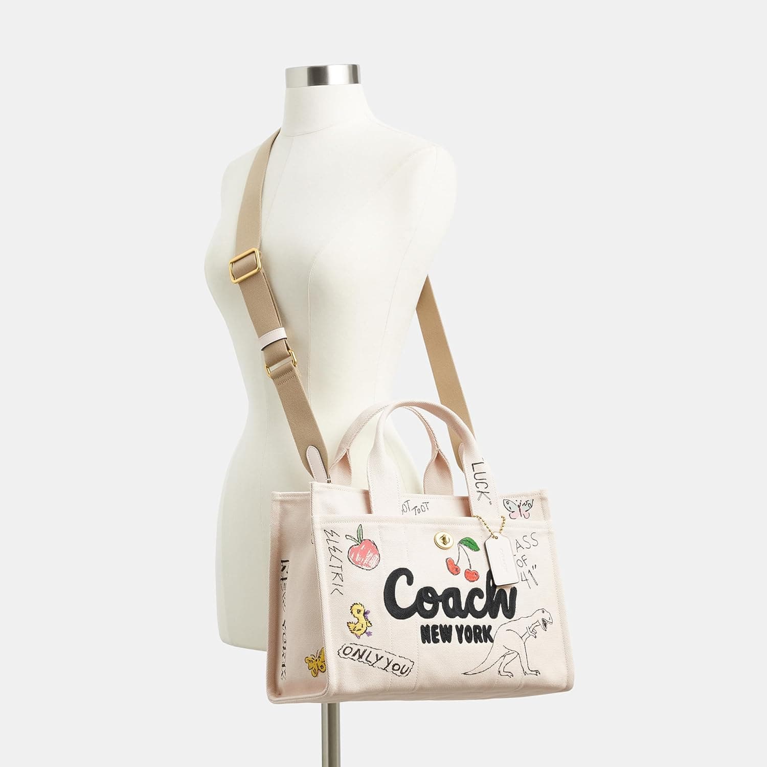 Coach Women's Sketch Print Cargo Tote B4/Natural Multi - Image 6