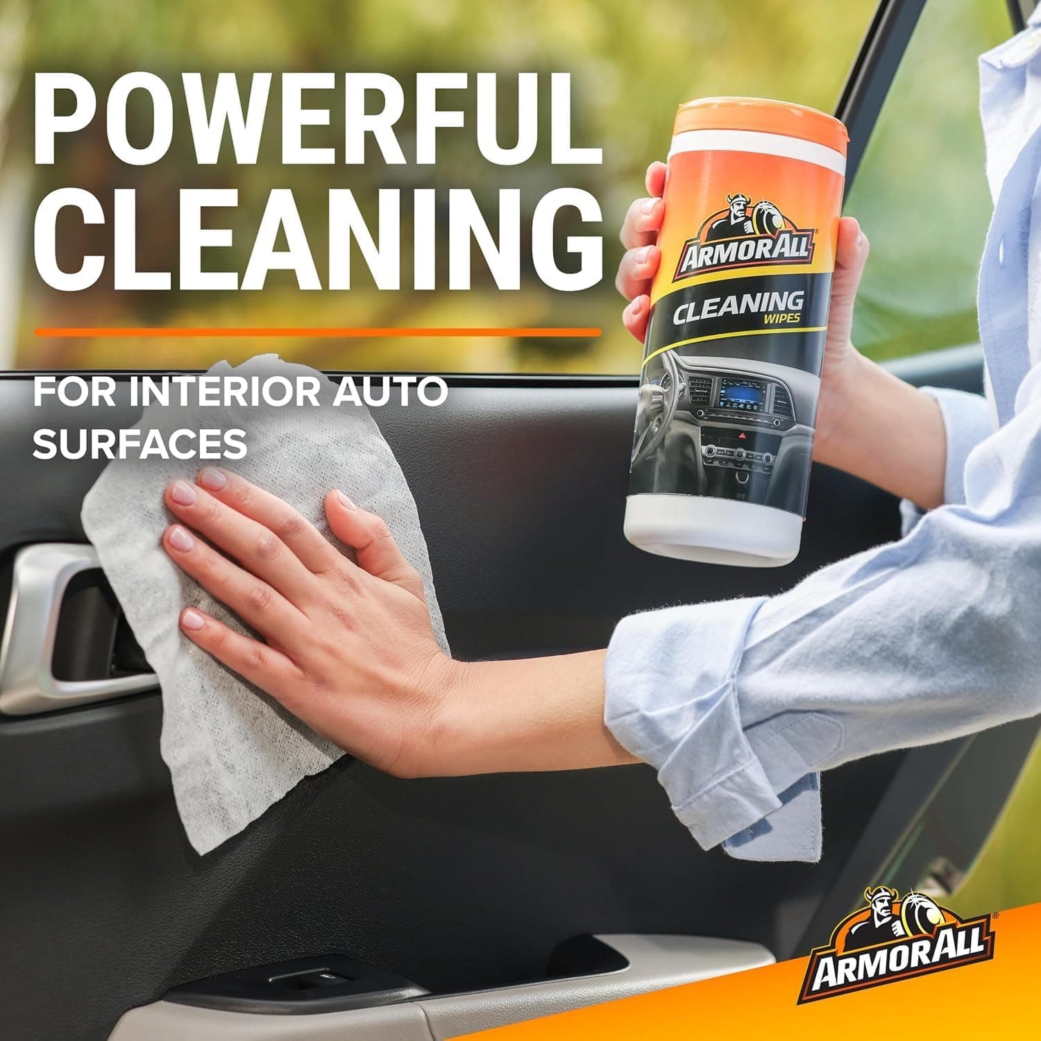 Armor All Car Cleaning Wipes, Wipes for Car Interior and Car Exterior, 90 Wipes Each 1 Count (Pack of 1) - Image 4