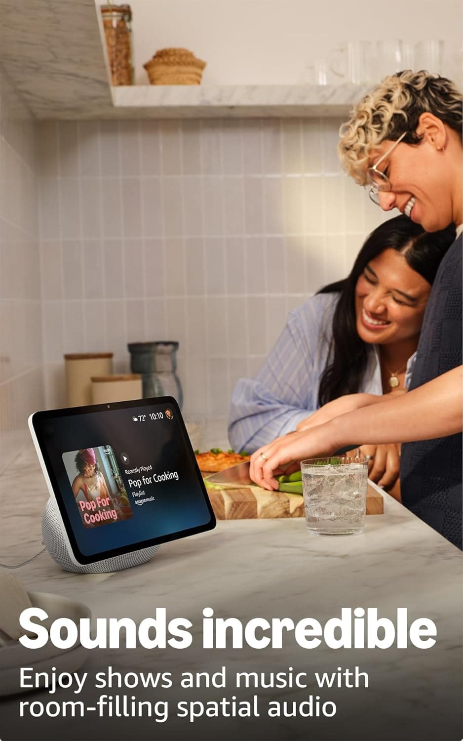 Amazon Echo Show 11 (newest model), Vibrant Full-HD 11" display with more viewing area and spatial audio, Designed for Alexa+, Graphite 11-inch Graphite Device only - Image 4