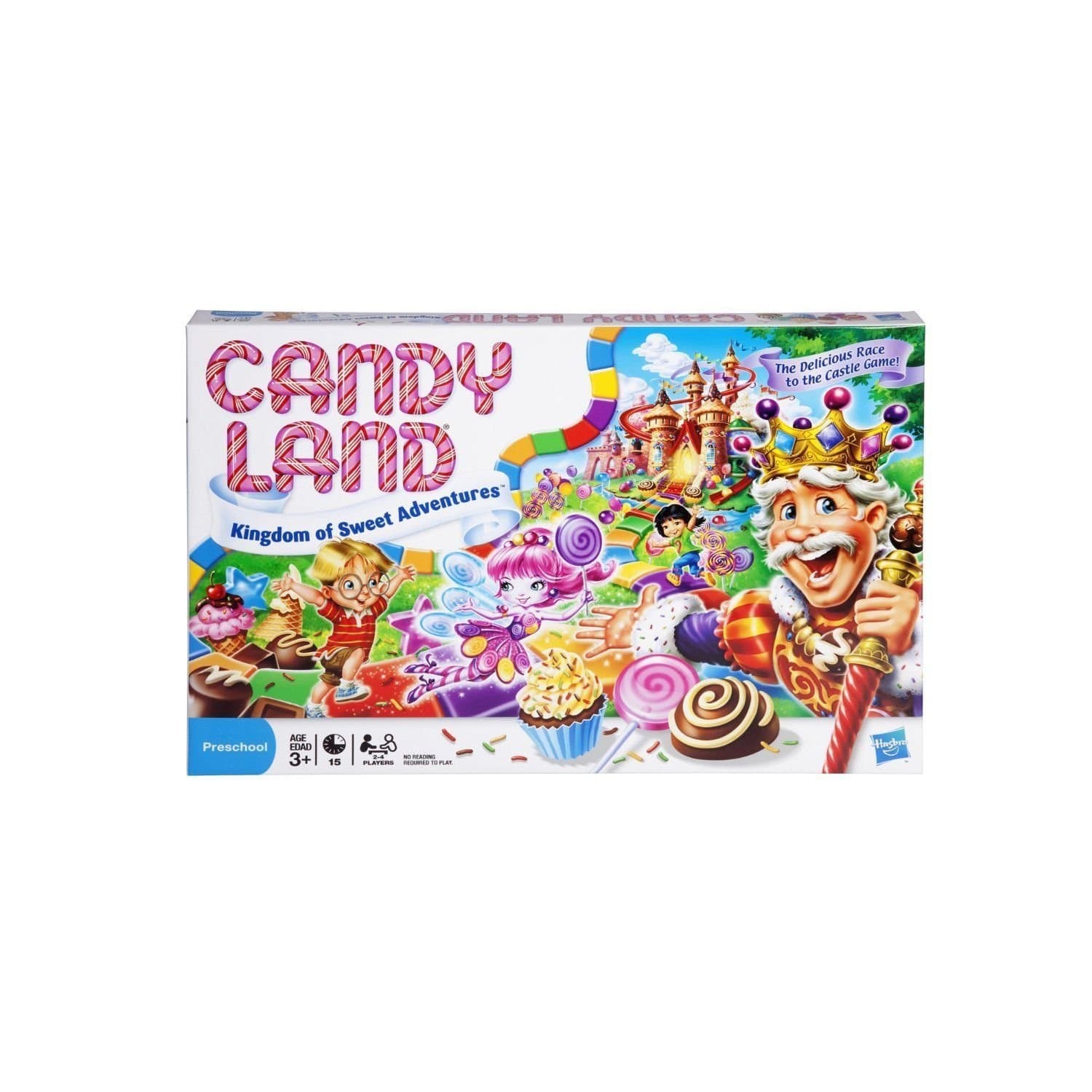 Hasbro Gaming Candy Land Kingdom of Sweet Adventures Board Game para sa mga Bata, Edad 3 at Up (Amazon Exclusive)