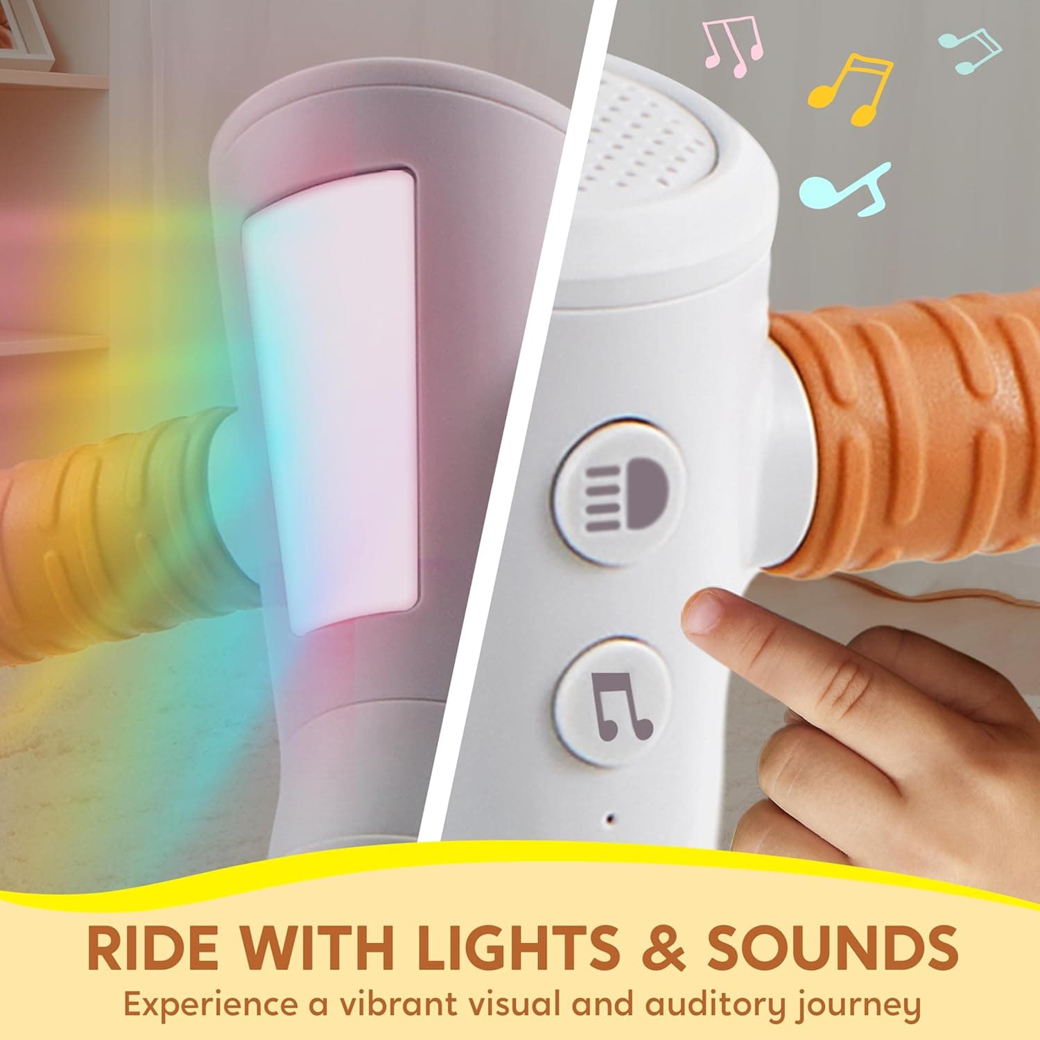 SYNCFUN Baby Balance Bike with Music and Light for 1-2 Year Old Toddlers, 1st Birthday Gift, One Year Old Birthday Gift for Boys Girls, Outdoor Baby Toys (Blue) Green - Image 5