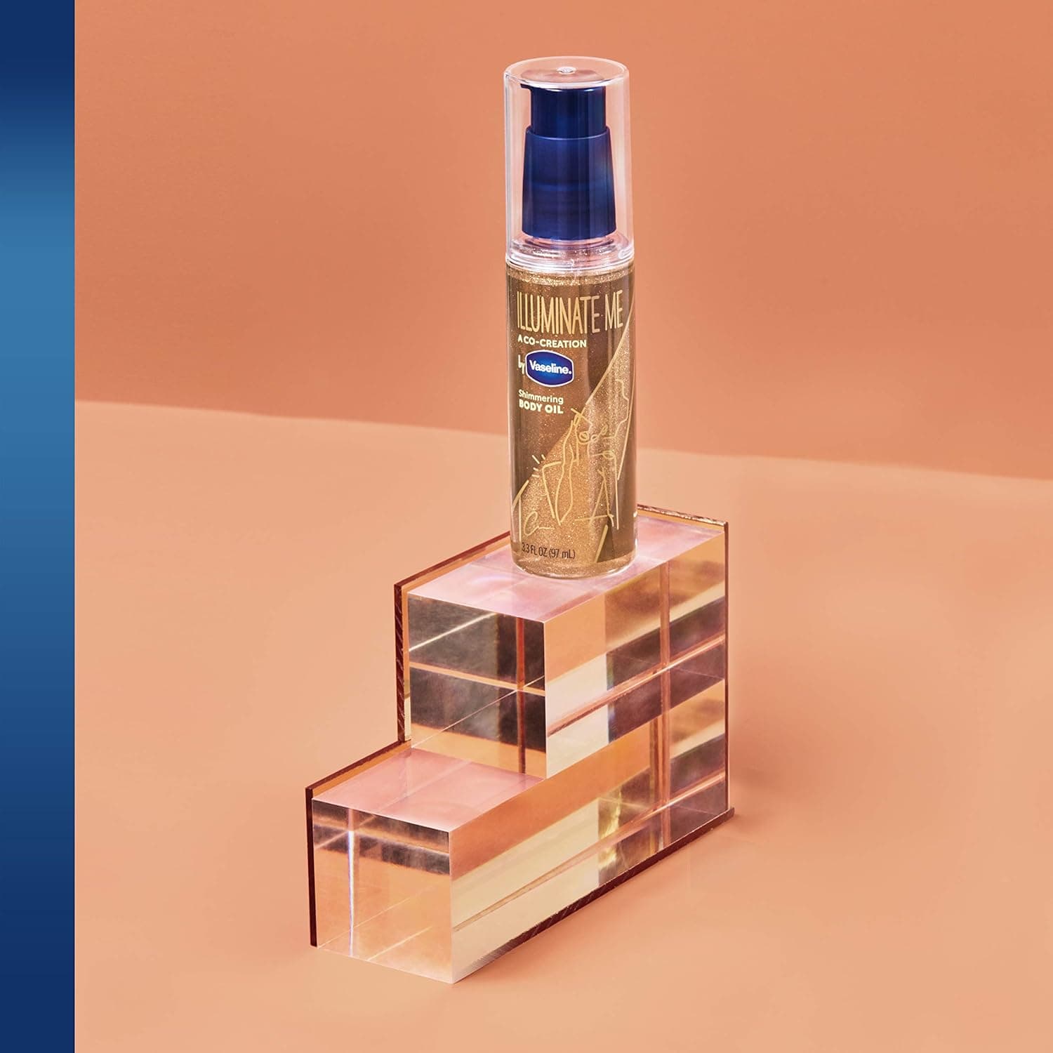 凡士林 Illuminate Me 闪耀身体油，专为富含黑色素的肌肤而创，带来闪耀的肌肤，3.3盎司（1瓶装） - Image 10