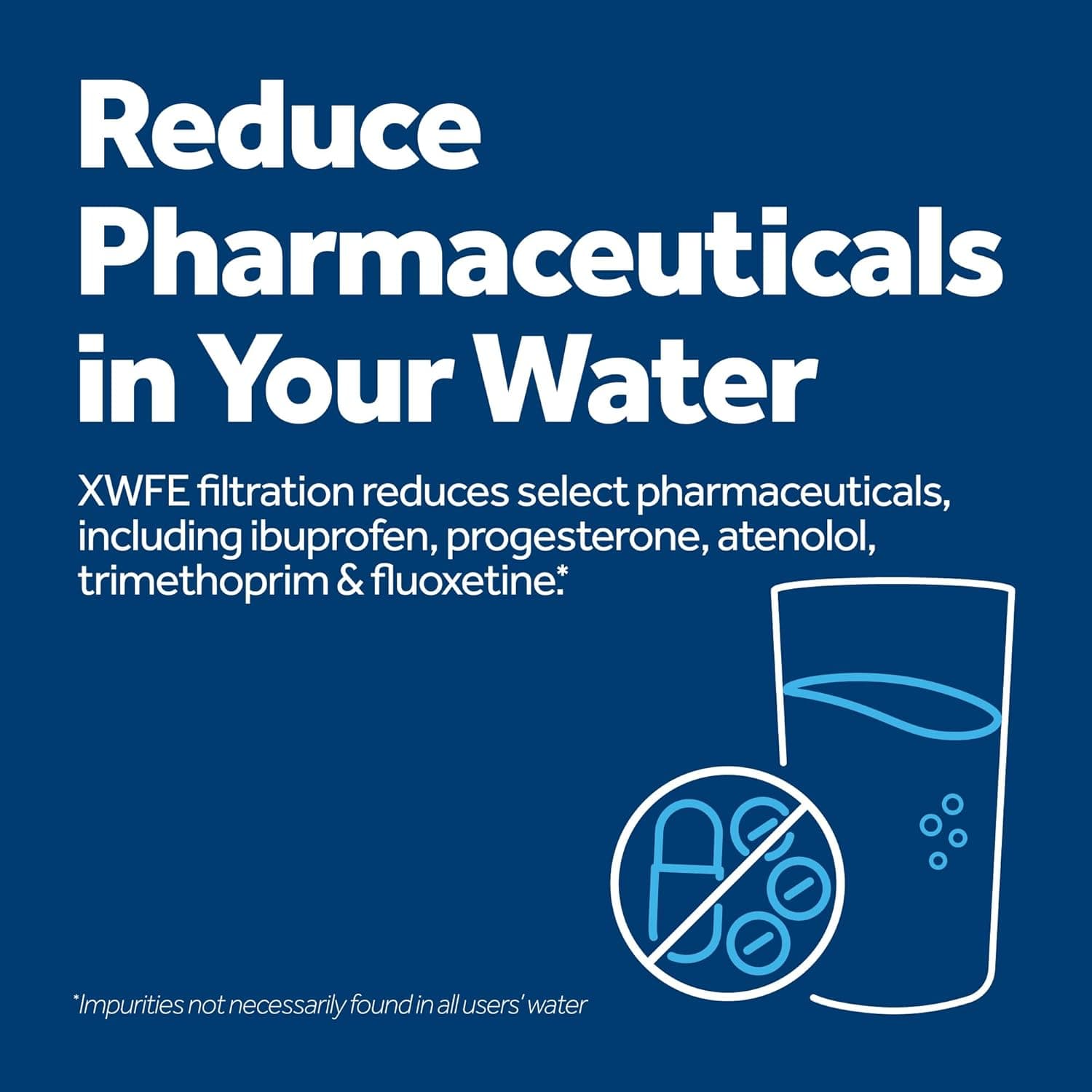 GE XWFE Refrigerator Water Filter, Genuine Replacement Filter, Certified to Reduce Lead, Sulfur, and 50+ Other Impurities, Replace Every 6 Months for Best Results, Pack of 1 1 Count (Pack of 1) - Image 7