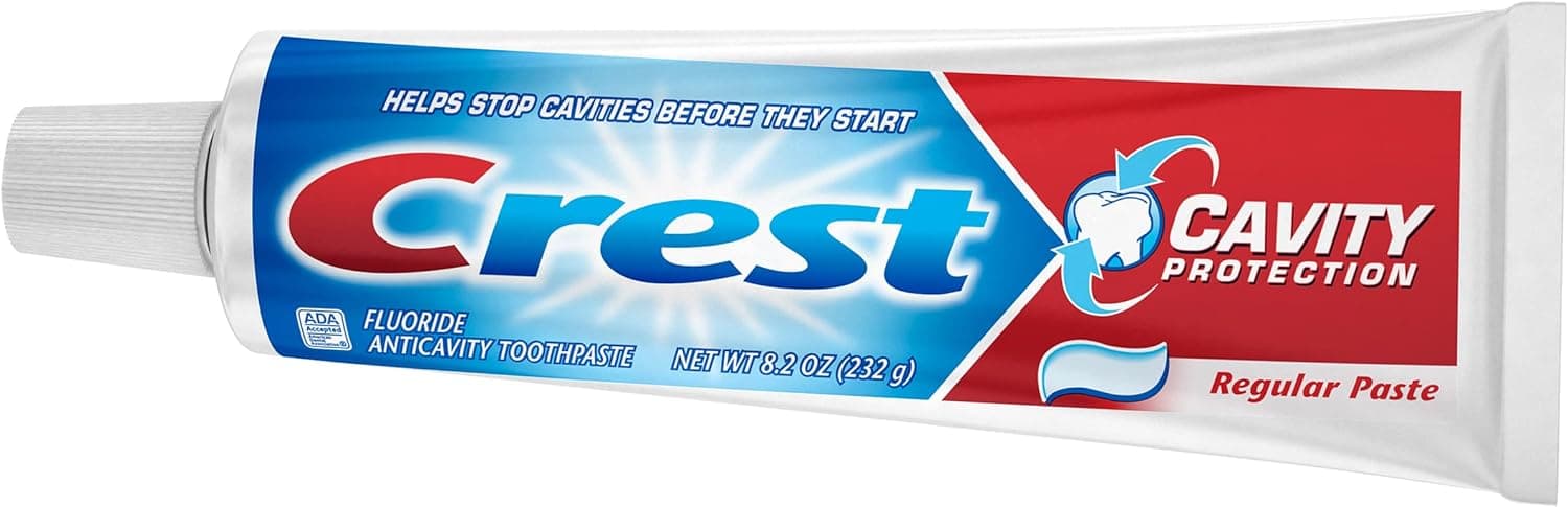 Crest Fluoride Anticavity Toothpaste, Prevents Cavities Before They Start, Regular Paste, 8.2 Ounce (Pack of 5) Mint 8.2 Ounce (Pack of 5) - Image 7
