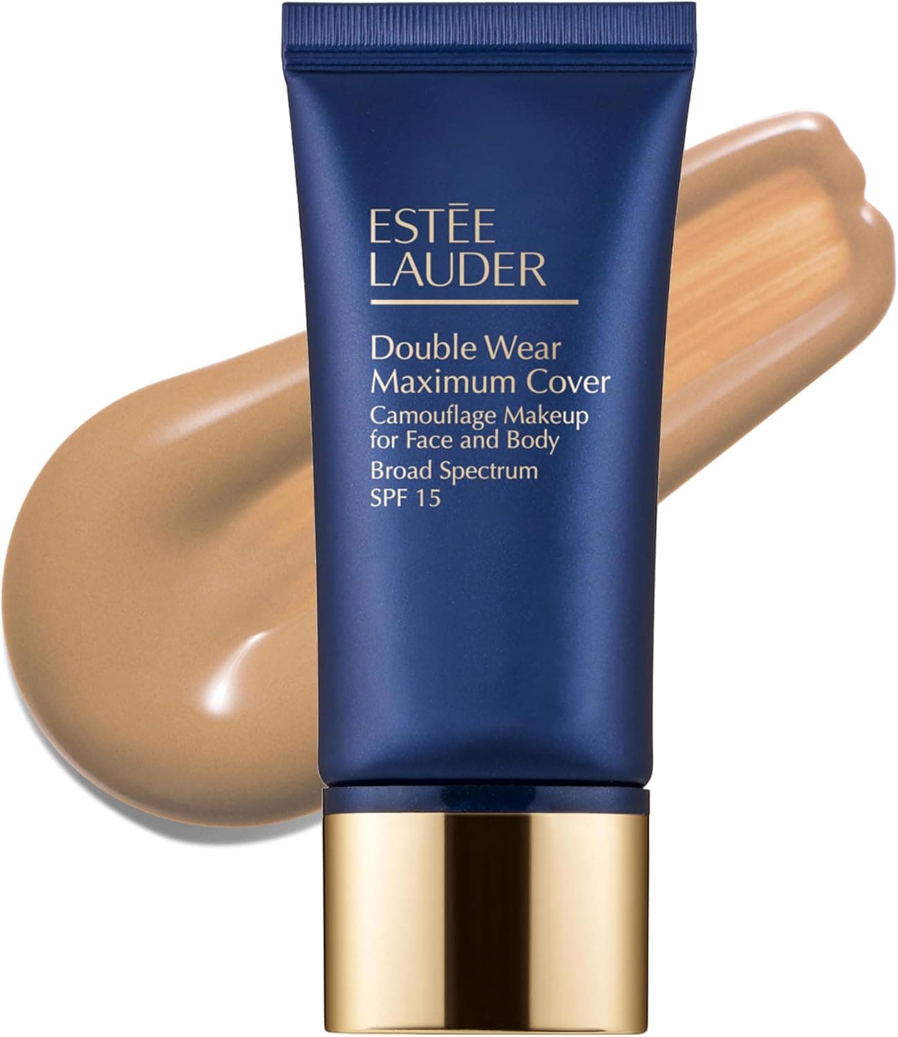 Estée Lauder Double Wear 24-Hour Maximum Cover Camouflage Foundation Makeup for Face and Body SPF 15 | Full Coverage | Tattoo Cover Up Makeup Waterproof, 1.0 Fl Oz