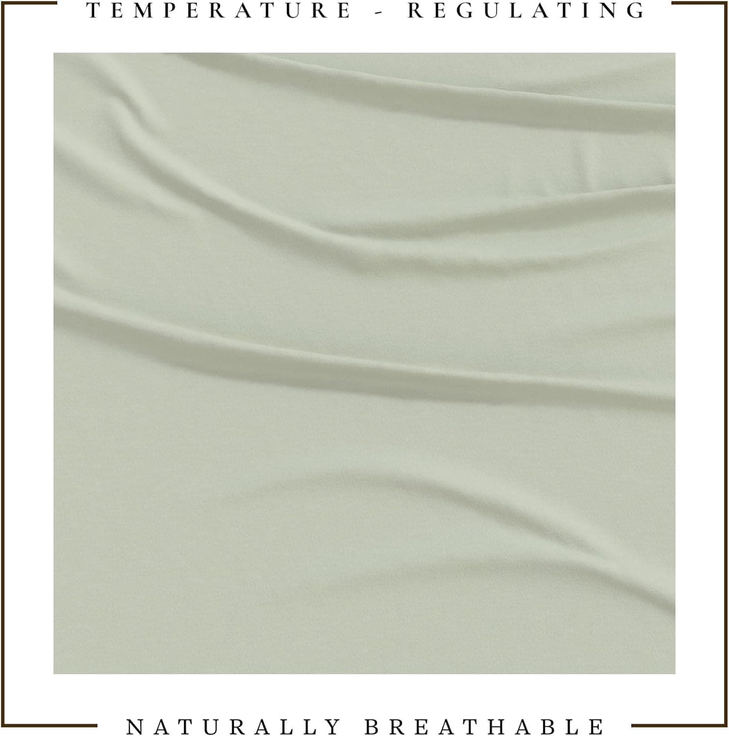 Great Bay Home Cotton Jersey Knit Twin XL Sheet Set - Ultra-Soft, Stretchy, Heathered Melange Green Bed Sheets - Cozy, Soft T-Shirt Sheet & Pillowcase Set Twin XL Green - Image 6