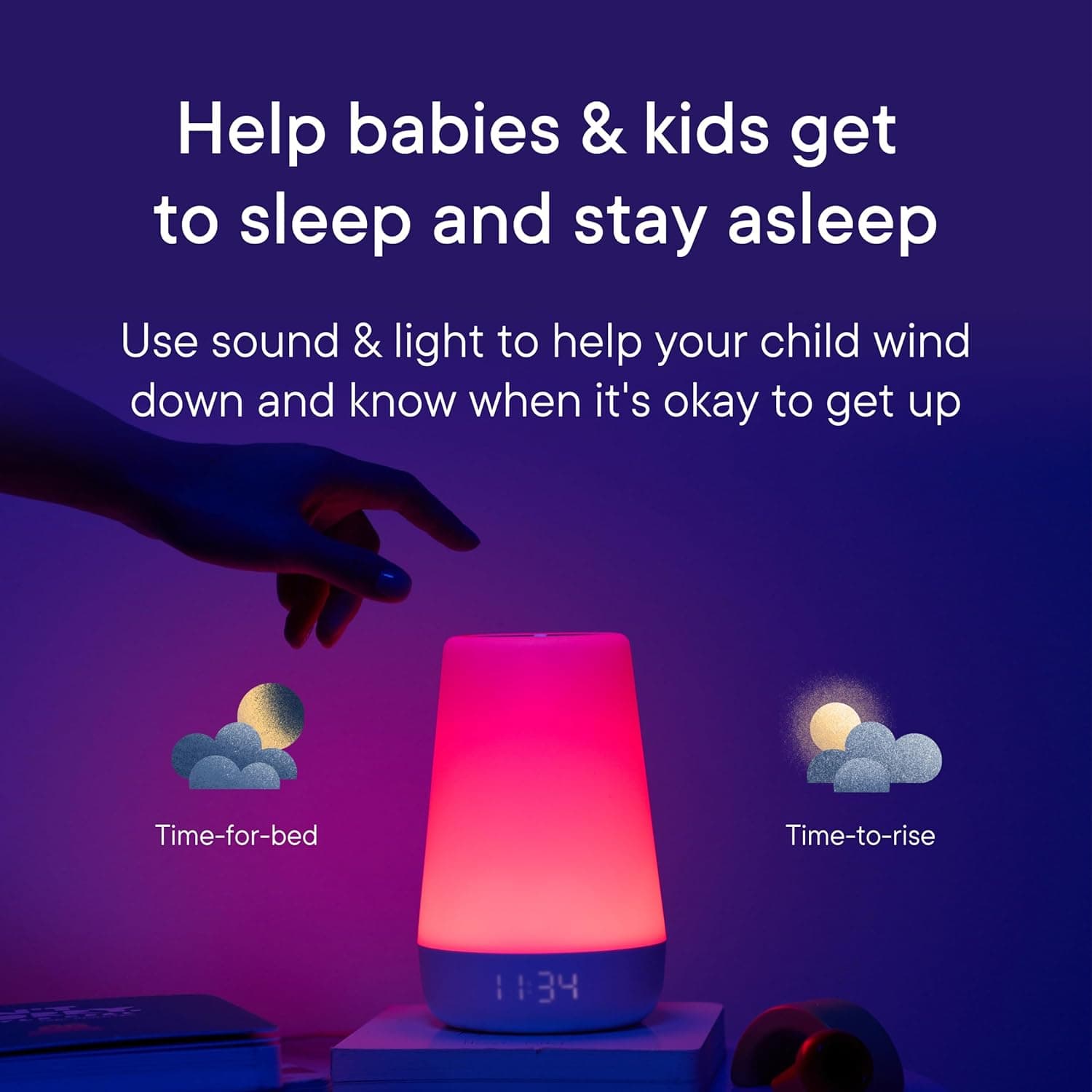 Hatch Rest Baby Sound Machine, Night Light | 2nd Gen | Registry Essential, Sleep Trainer, Routine Builder, Time-to-Rise Alarm Clock, White Noise Soother, Nursery Stories, Toddler Kids Bedroom (Wi-Fi) White Rest 2nd Gen - Image 3
