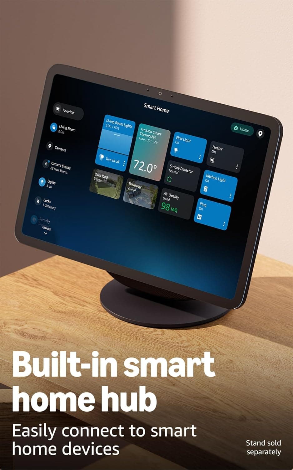 Amazon Echo Show 11 (newest model), Vibrant Full-HD 11" display with more viewing area and spatial audio, Designed for Alexa+, Graphite 11-inch Graphite Device only - Image 5
