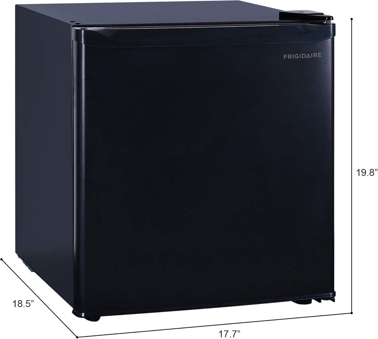 Frigidaire EFR115 Mini Refrigerator - Energy Saving - CFC Free - Slide Out Shelves - Ideal for for Dorm, Office, RV, Garage, Apartment - 1.6 Cubic Feet, Black Black Fridge - Image 4