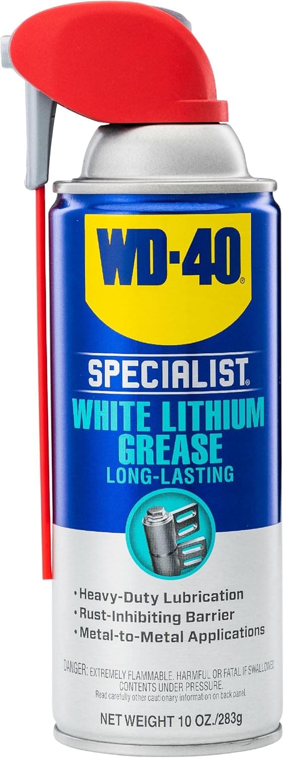WD-40 Specialist White Lithium Grease Spray na may SMART STRAW SPRAYS 2 WAYS, 10 OZ - Image 2