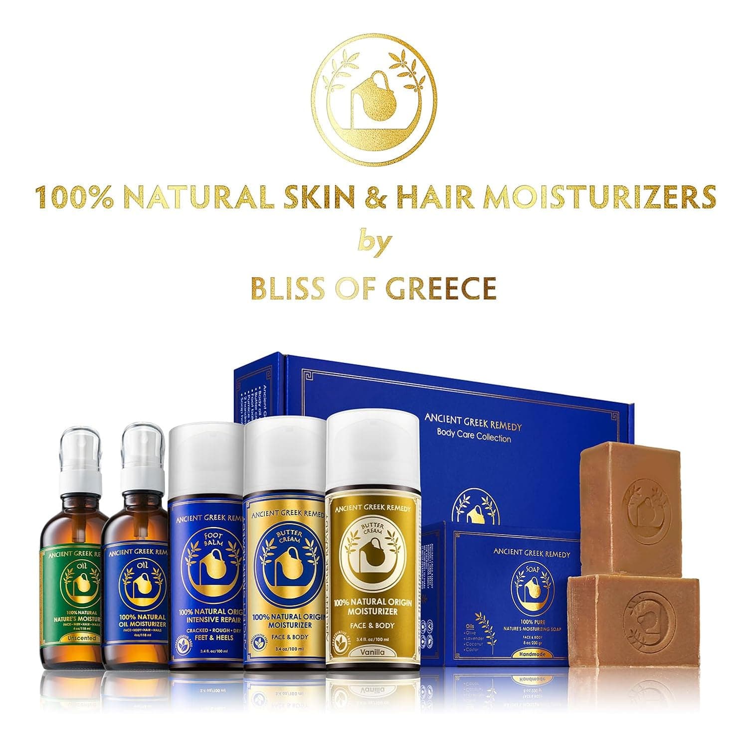 Ancient Greek Remedy After Shower Body Oil for Women - Organic Face Oil & Body Moisturizer for Dry Skin with Sweet Almond, Jojoba, Olive, Lavender and Vitamin E Oil - Natural Clean Skincare, 4 oz - Image 7