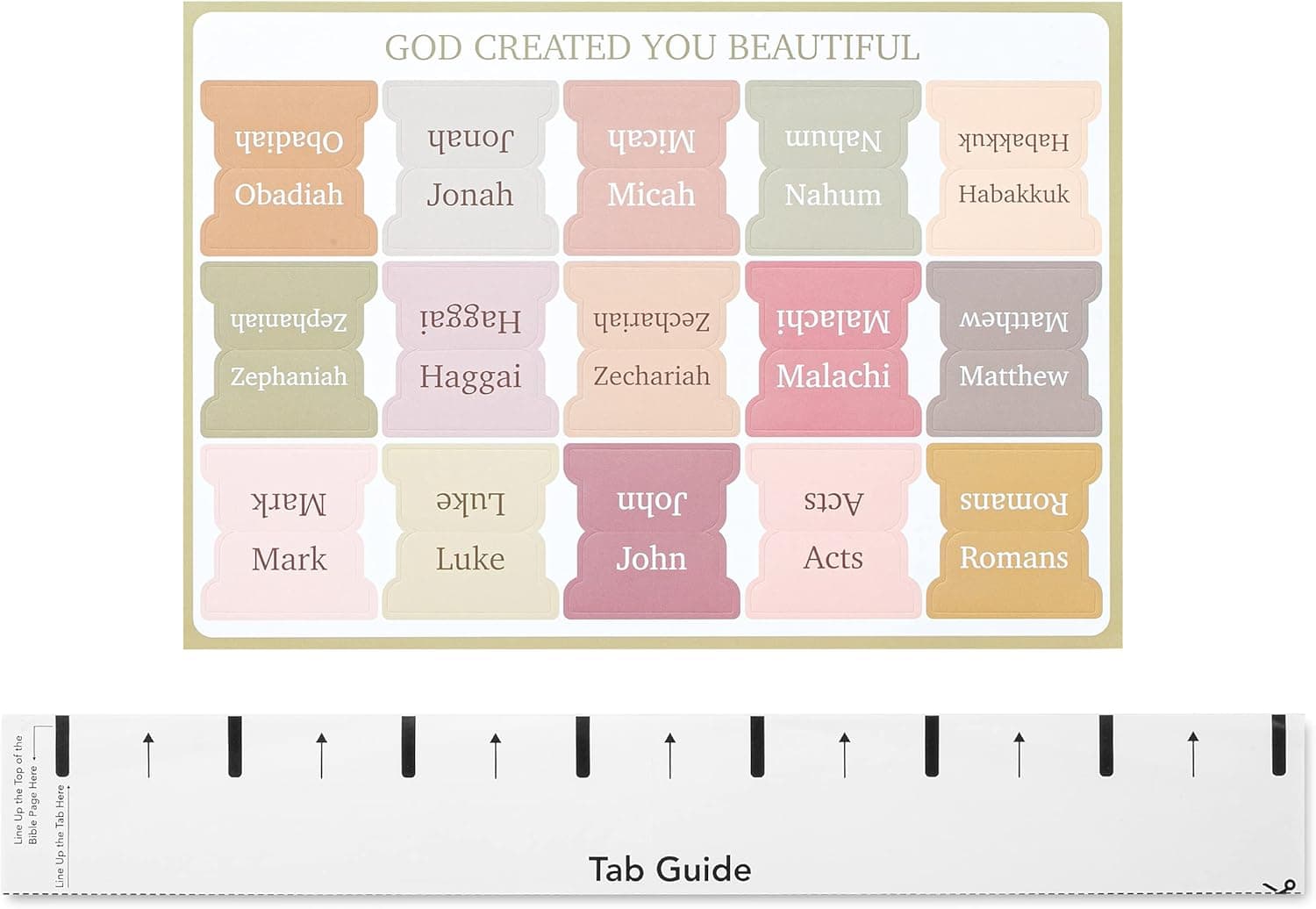 Mr. Pen- Bible Tabs, 75 Boho Theme Laminated Tabs for Women and Men, Study Bible Index, Book Labels - Image 7