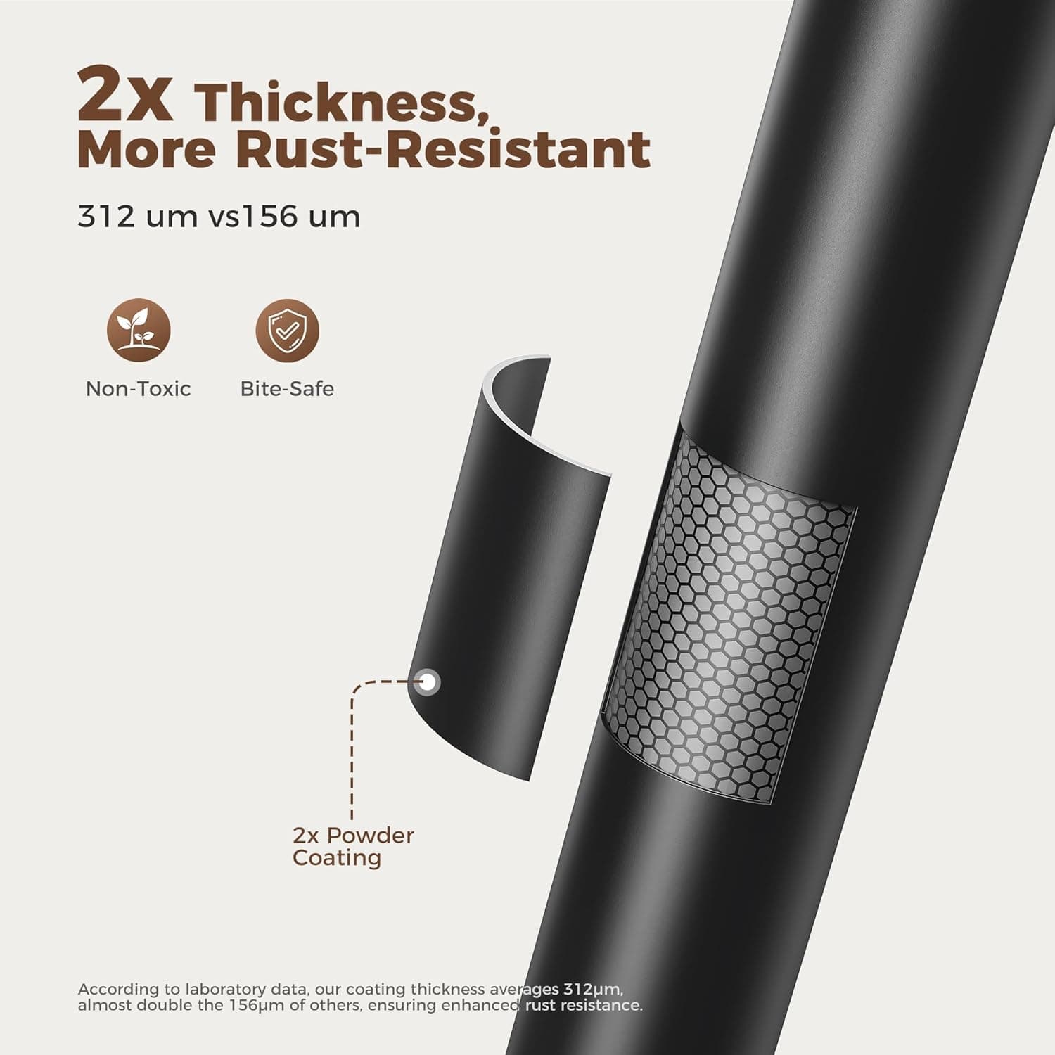 48"/38" Dog Crates for Large Dogs, Upgraded 4 Lockable Wheels, Removable Door, Dog Kennel Indoor, Max Load 300Lbs, Easy to Clean, Removable Tray, XL Dog Cage for Large and Medium Dogs 48 Inch - Image 5