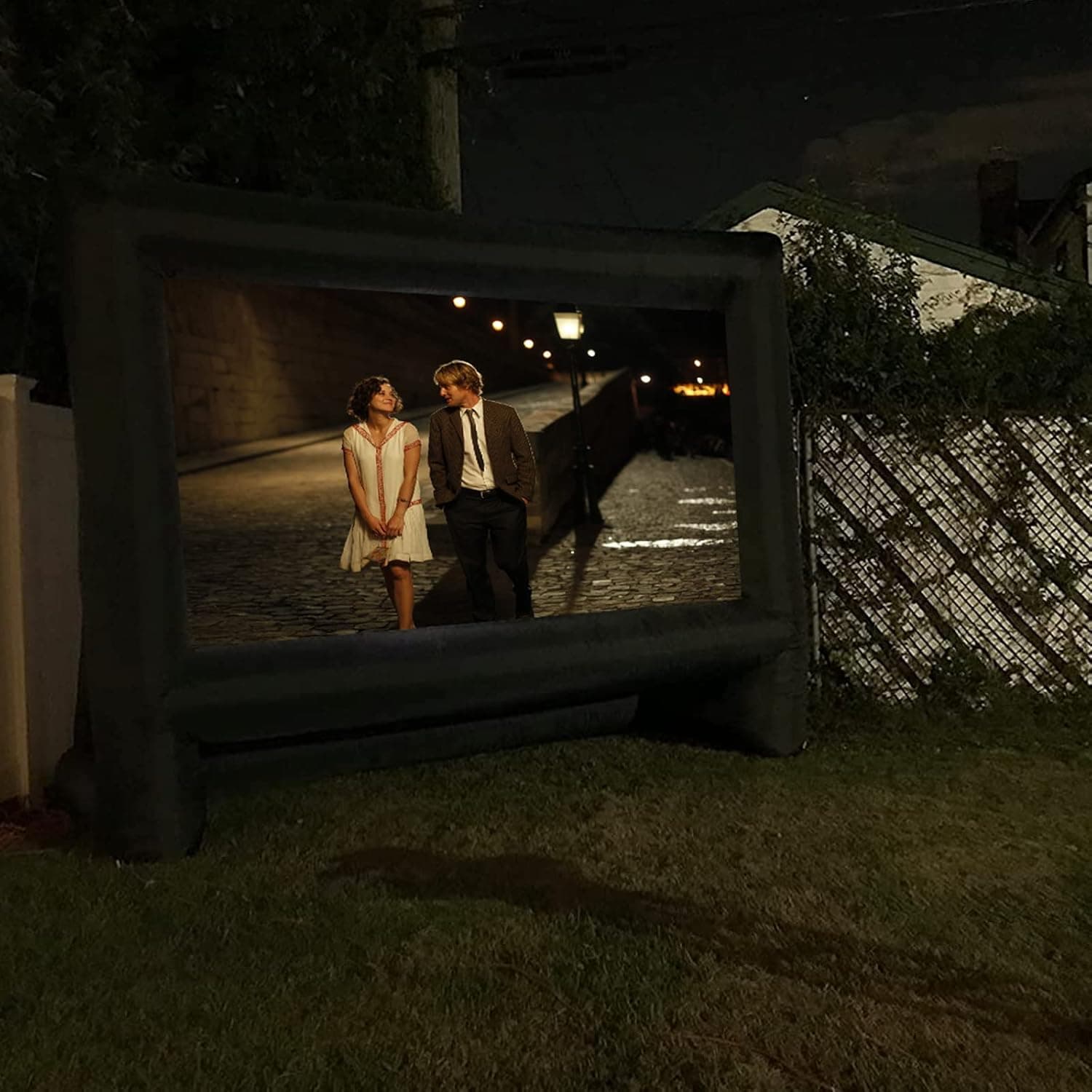 16ft Inflatable Movie Screen Outdoor Projector Screen with Air Blower Storage Bag - Front/Rear Projection, Easy Set Up Blow Up Screen for Backyard Movie Night, Theme Parties, Celebrations - Image 8