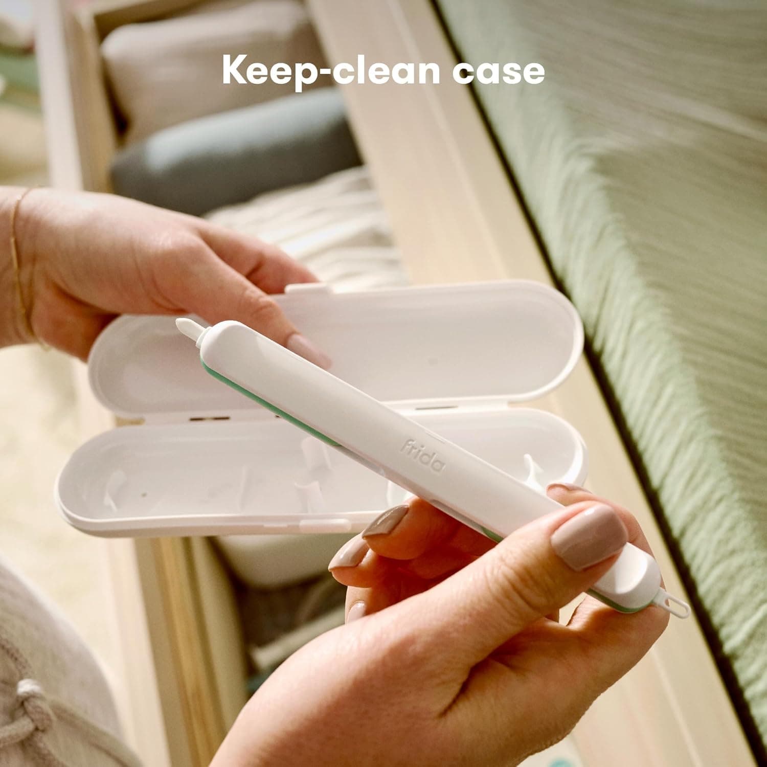 Frida Baby 3-in-1 Nose, Nail + Ear Picker by Frida Baby the Makers of NoseFrida the SnotSucker, Safely Clean Baby's Boogers, Ear Wax & More Nail Buffer - Image 6