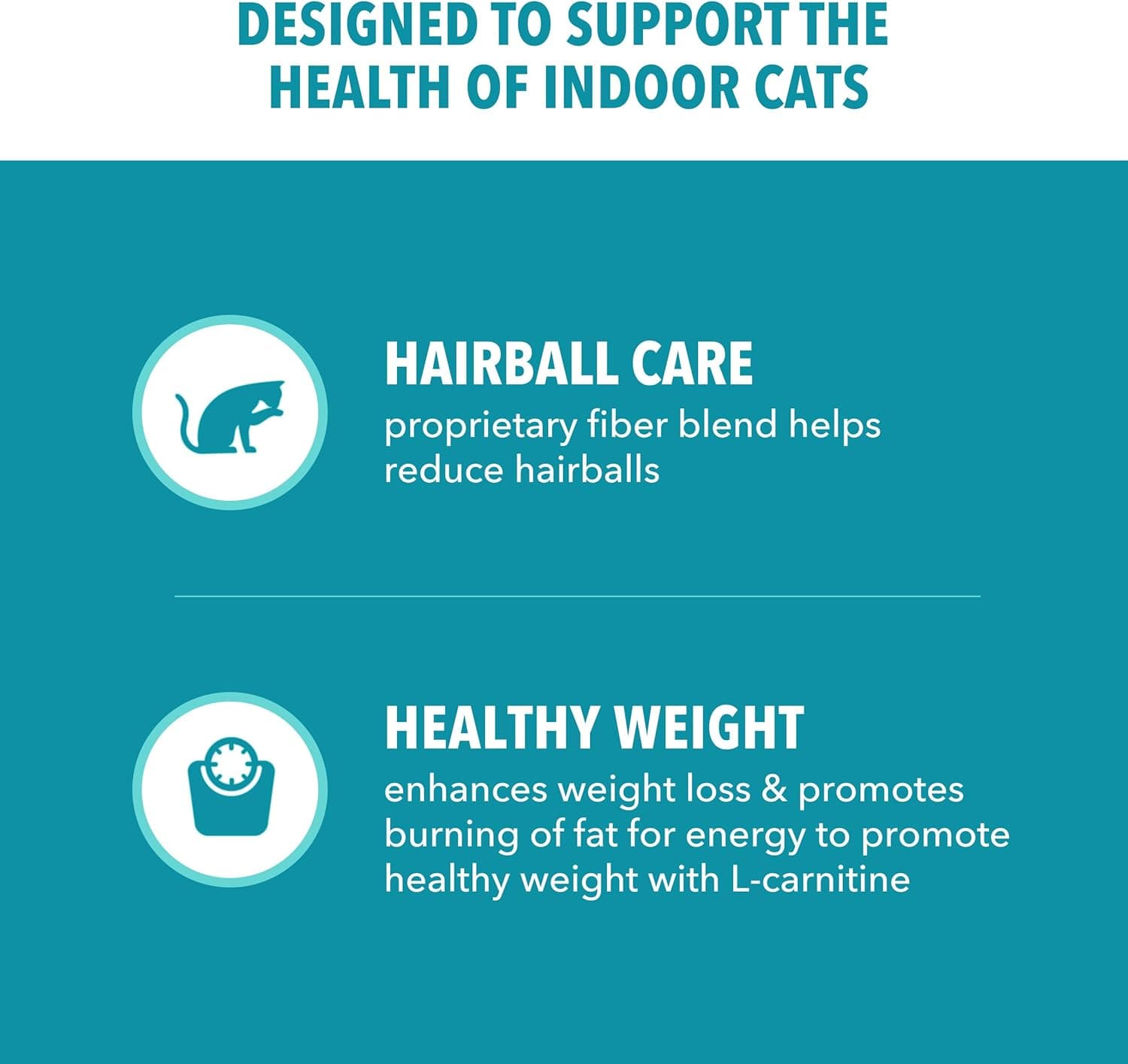 IAMS Proactive Health Control de Peso Interior y Cuidado de Bolas de Pelo Comida Seca para Gatos Adultos, Receta de Pollo y Pavo, Bolsa de 7 lb. Pollo y Pavo 7 Libras (Paquete de 1) - Image 3