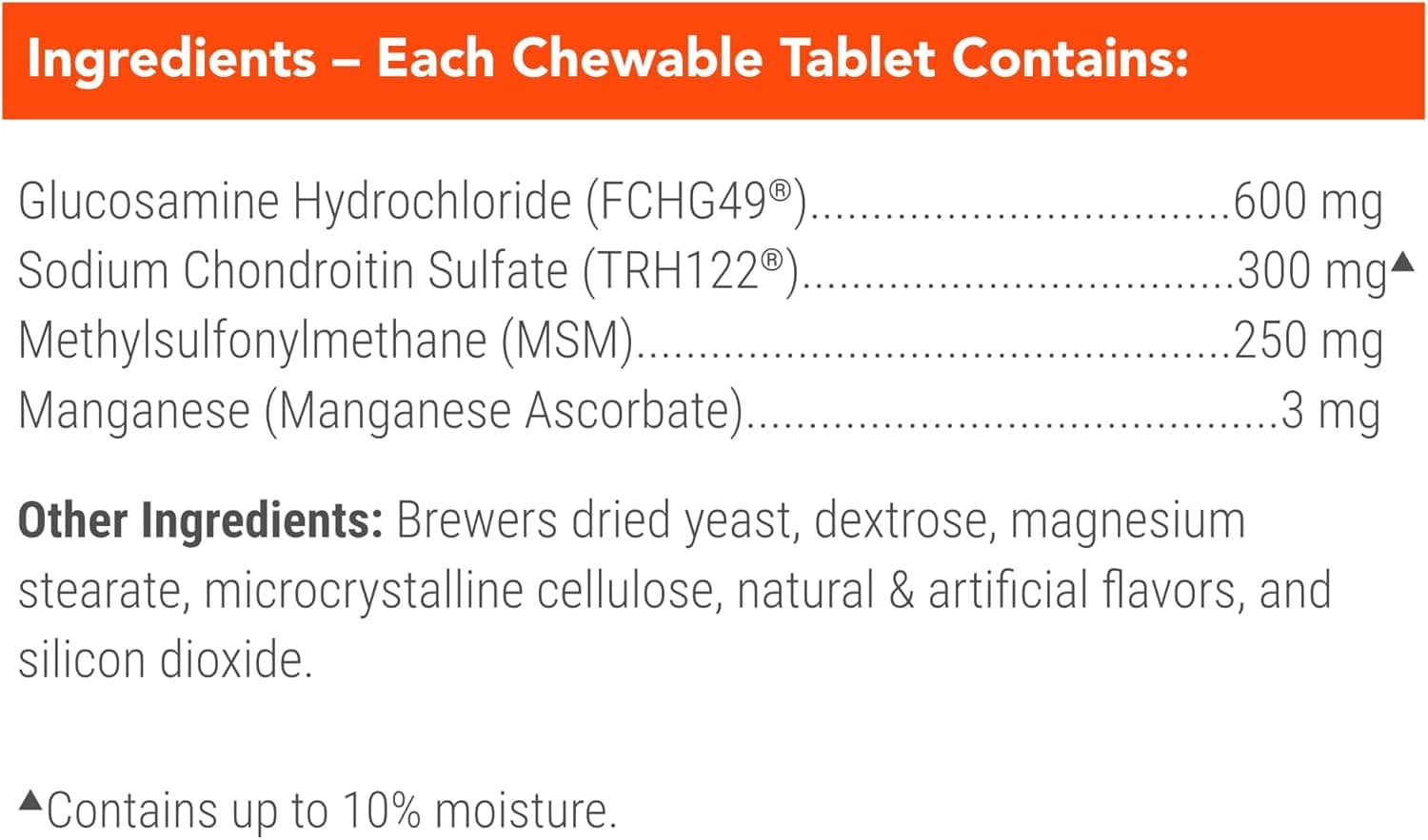 Nutramax Cosequin for Dogs Joint Health Supplement, Contains Glucosamine for Dogs, Plus Chondroitin and MSM, Supports Healthy Joints, For All Breeds and Sizes, Chewable Tablets, 132 Count MSM 132 count - Image 8