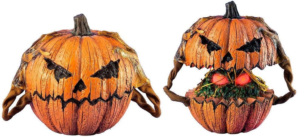 Animated Pop-Up Jack-o'-Lantern Halloween Decoration and Prop, 11 3/4" W x 9" L x 10 1/4" H, by Tekky Toys - Image 4