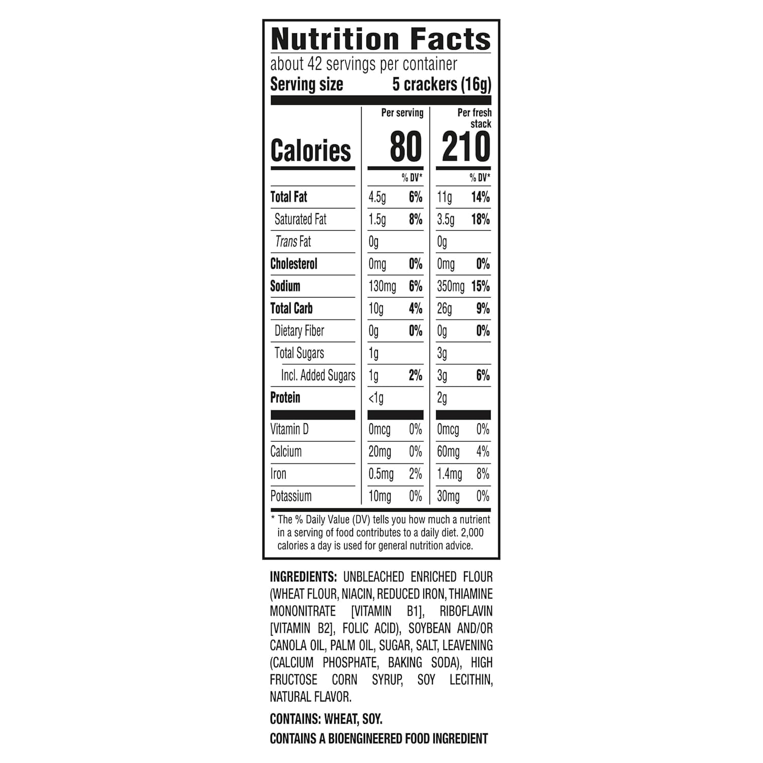 RITZ Fresh Stacks Original Crackers, Party Size, Christmas Stocking Stuffers, Holiday Crackers, 23.7 oz (16 Stacks) Original 23.7 Ounce (Pack of 1) - Image 3