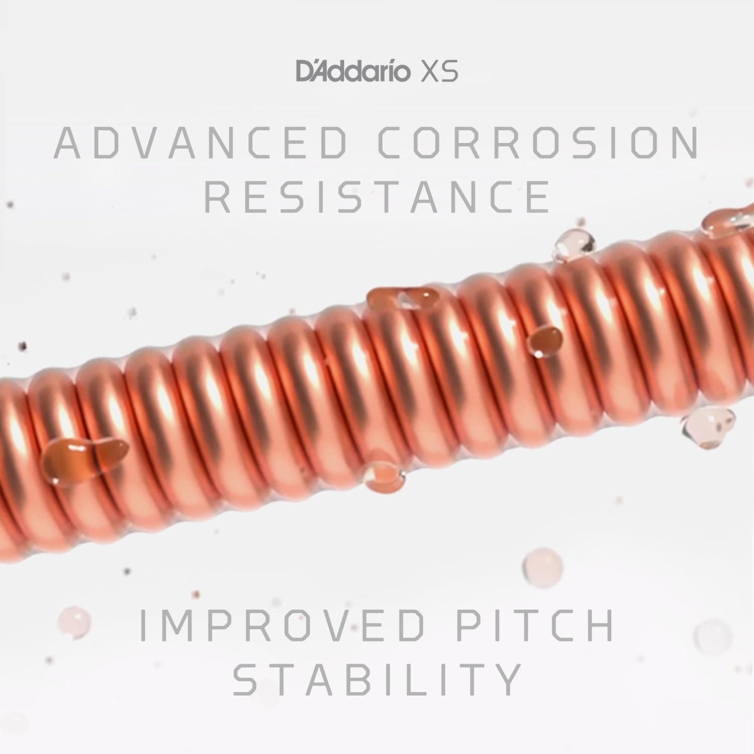 D'Addario Acoustic Guitar Strings, XS Phosphor Bronze Coated, XSAPB1253, Light Gauge 12-53, 6-String Set, Pack of 1 1-Pack Light, 12-53 - Image 5