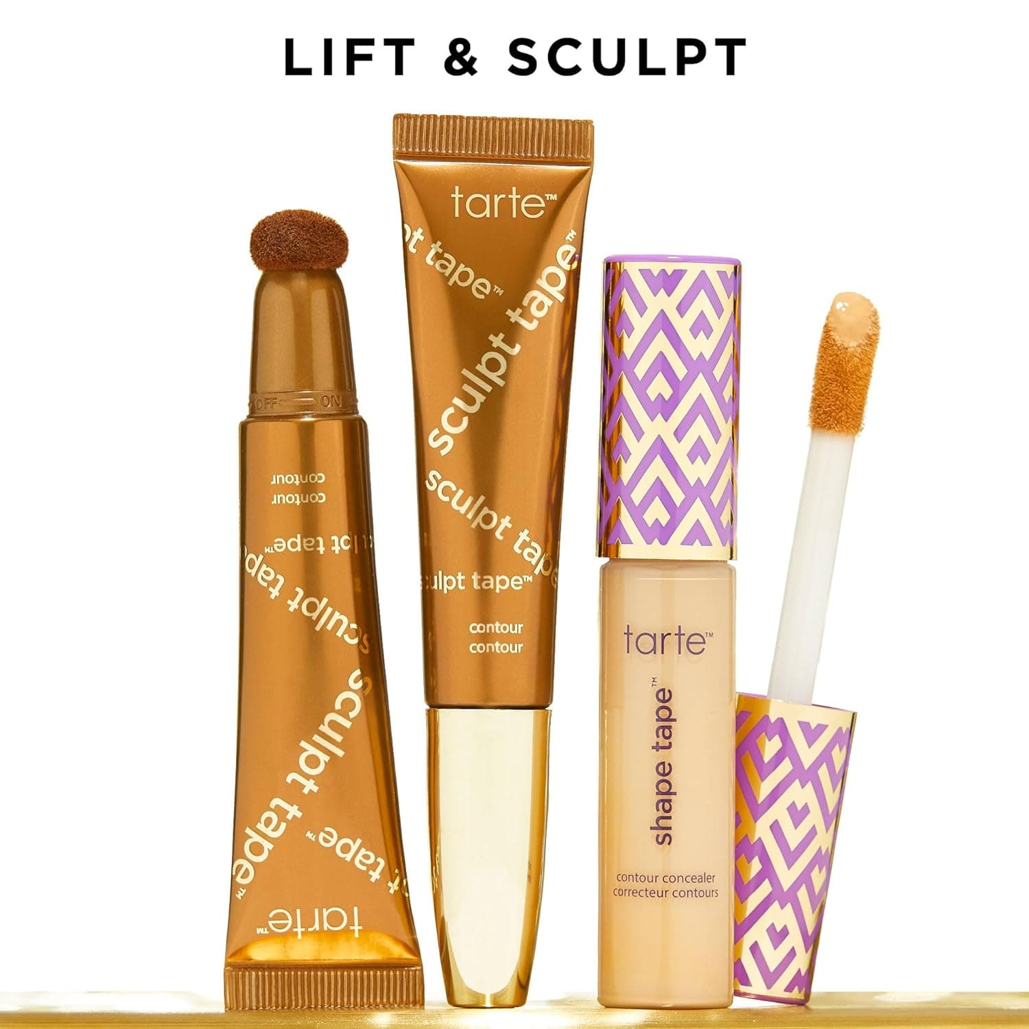 tarte sculpt tape contour – Lightweight Cream Bronzer with Shea Butter for Blendable, Buildable Contour & Natural Looking Sculpted Glow, Vegan & Cruelty Free cool bronze Full Size - Image 9