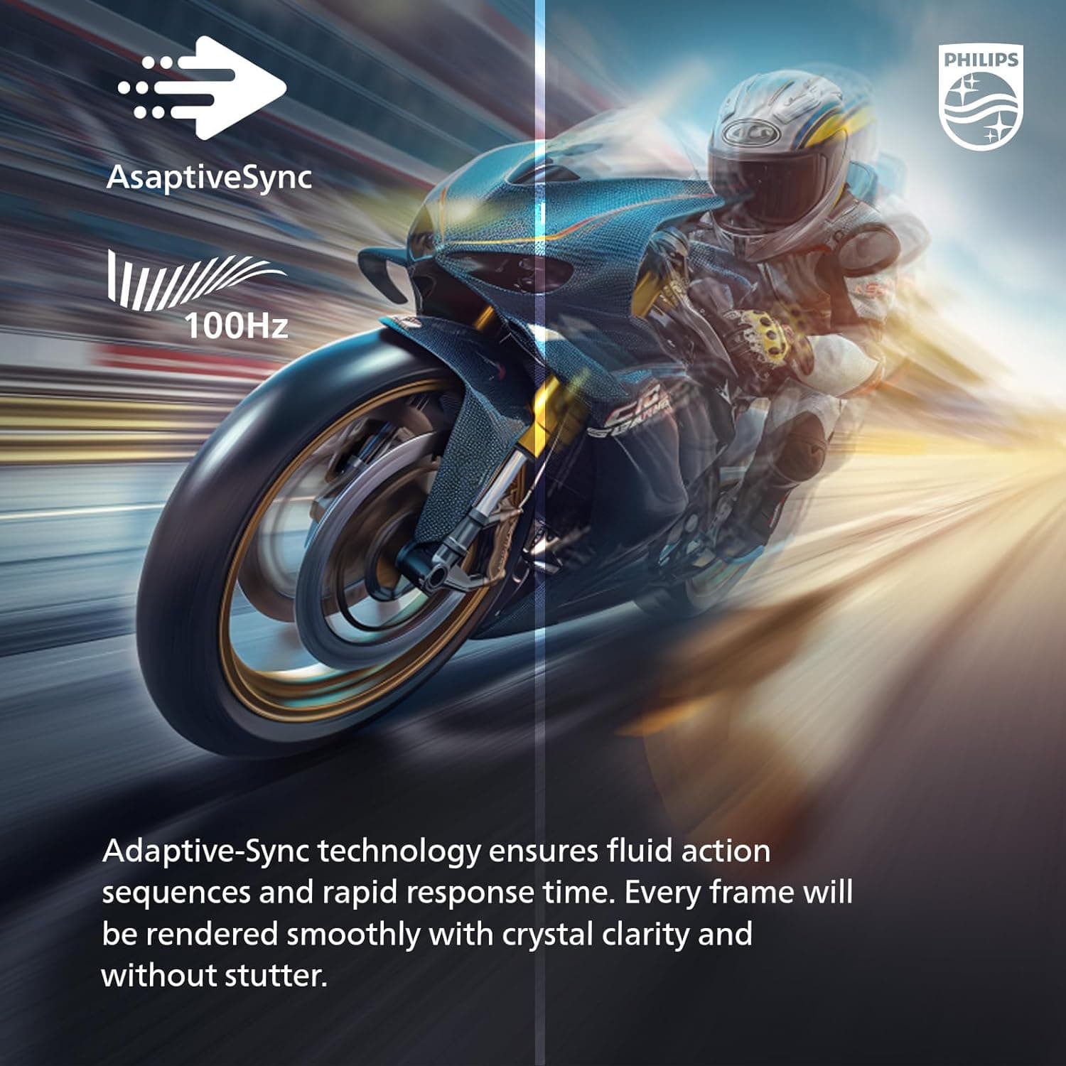 Philips New 24 inch Frameless Full HD (1920 x 1080) 100Hz Monitor, VESA, HDMI x1, VGA Port x1, Eye Care, 4 Year Advance Replacement Warranty, 241V8LB, Black 24" FHD VA Panel 100Hz - Image 4