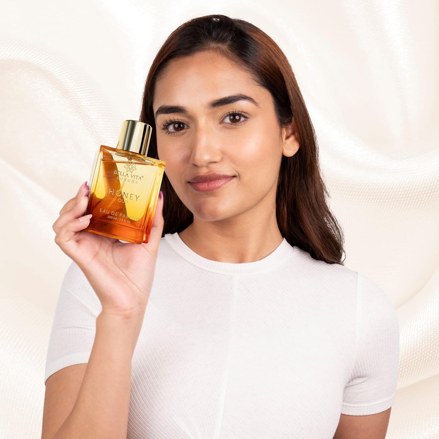 BellaVita Luxury Honey Oud Eau de Parfum (3.4 fl. oz.) | Patchouli, Vanilla, Bergamot, Floral & Spicy + Made with Clean & Vegan Essentials Oils + Cruelty Free | Long-Lasting Unisex Fragrance - Image 3