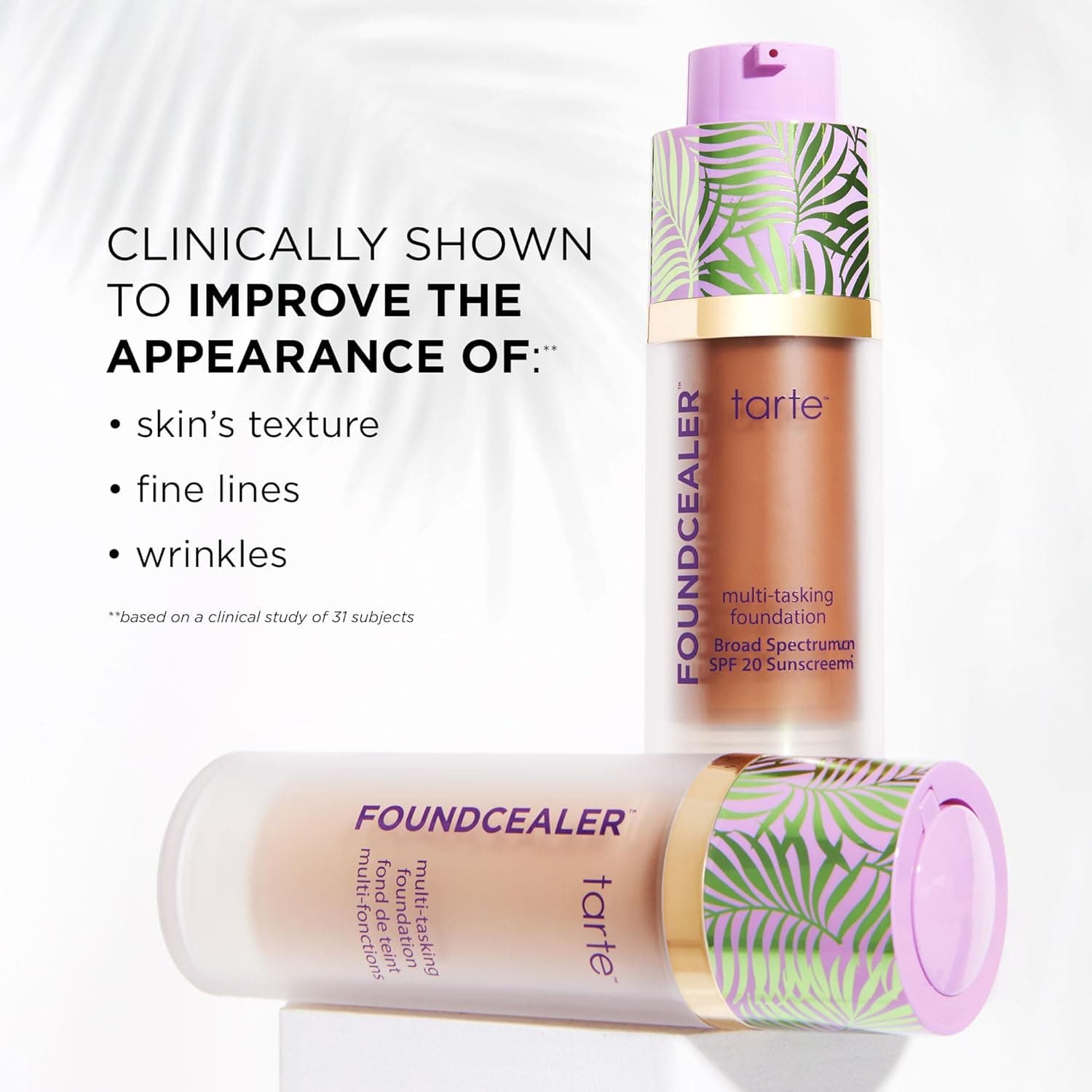 tarte Babassu Foundcealer Dewy Foundation Broad Spectrum SPF 20 Sunscreen – Foundation & Concealer in 1 with SPF, Vegan Skincare Makeup with Radiant Buildable Medium Coverage, Cruelty Free 22N light neutral - Image 7