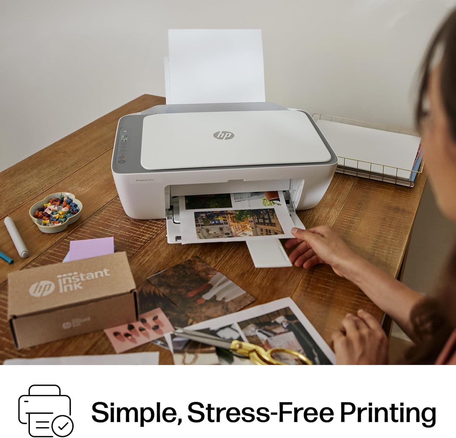HP DeskJet 2855e Wireless All-in-One Color Inkjet Printer, Scanner, Copier, Best-for-home, 3 months of Instant Ink included, Single-band Wi-Fi connectivity (588S5A) - Image 14