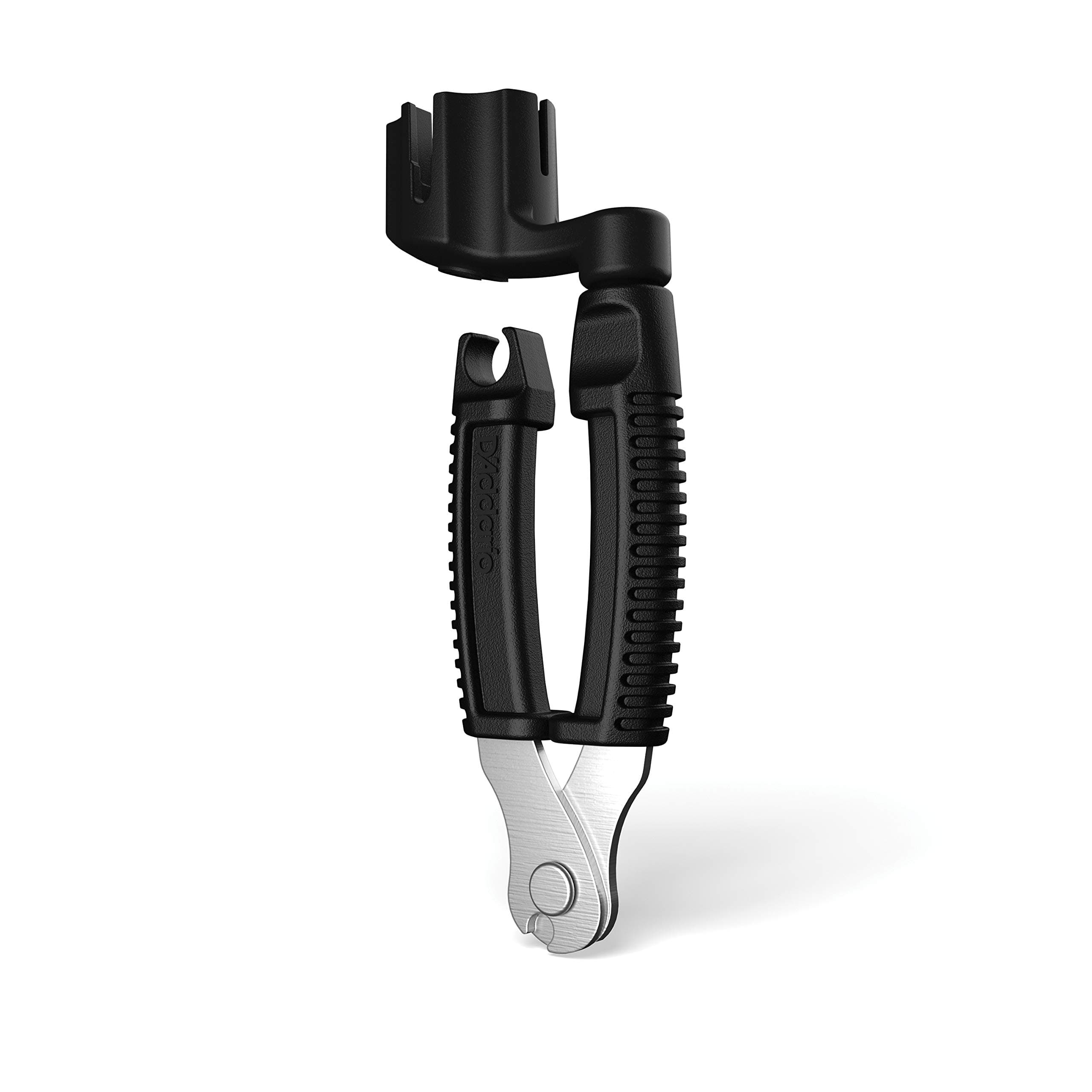 D'Addario Accessories Pro-Winder Dụng Cụ Quay Dây Guitar, Cắt Dây, Kéo Chốt Cầu - Dụng Cụ Guitar Tất Cả Trong Một - Màu Đen