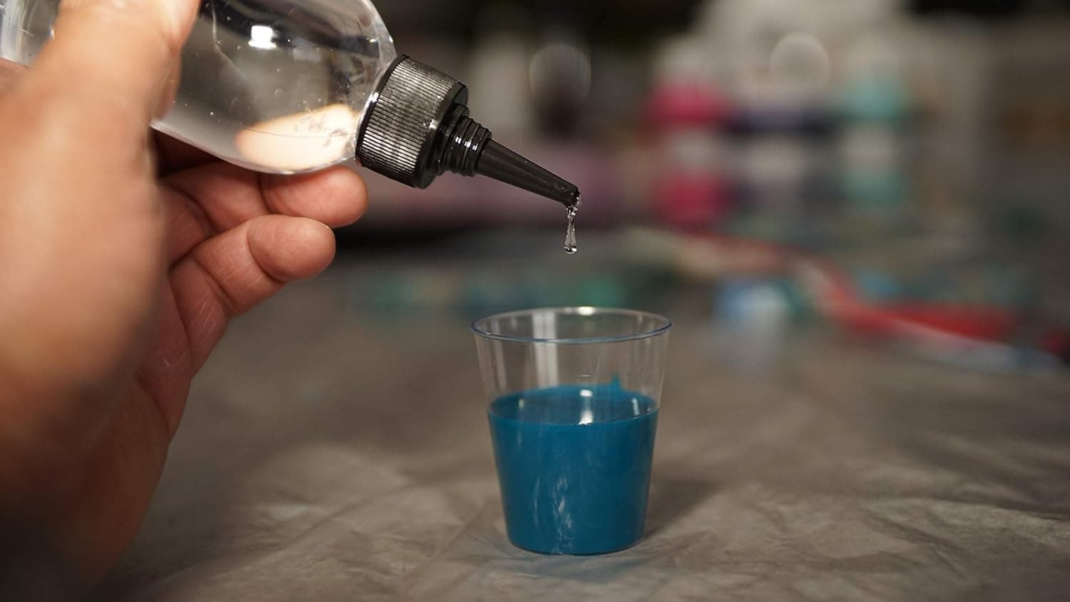 Dimethicone Acrylic Silicone Oil for Pouring, 4 Ounces, 1000cSt, for Artists - Non-Toxic, 100% Pure Liquid Oils to Create Cells in Paintings - Professional Fluid Art Supplies - Image 5