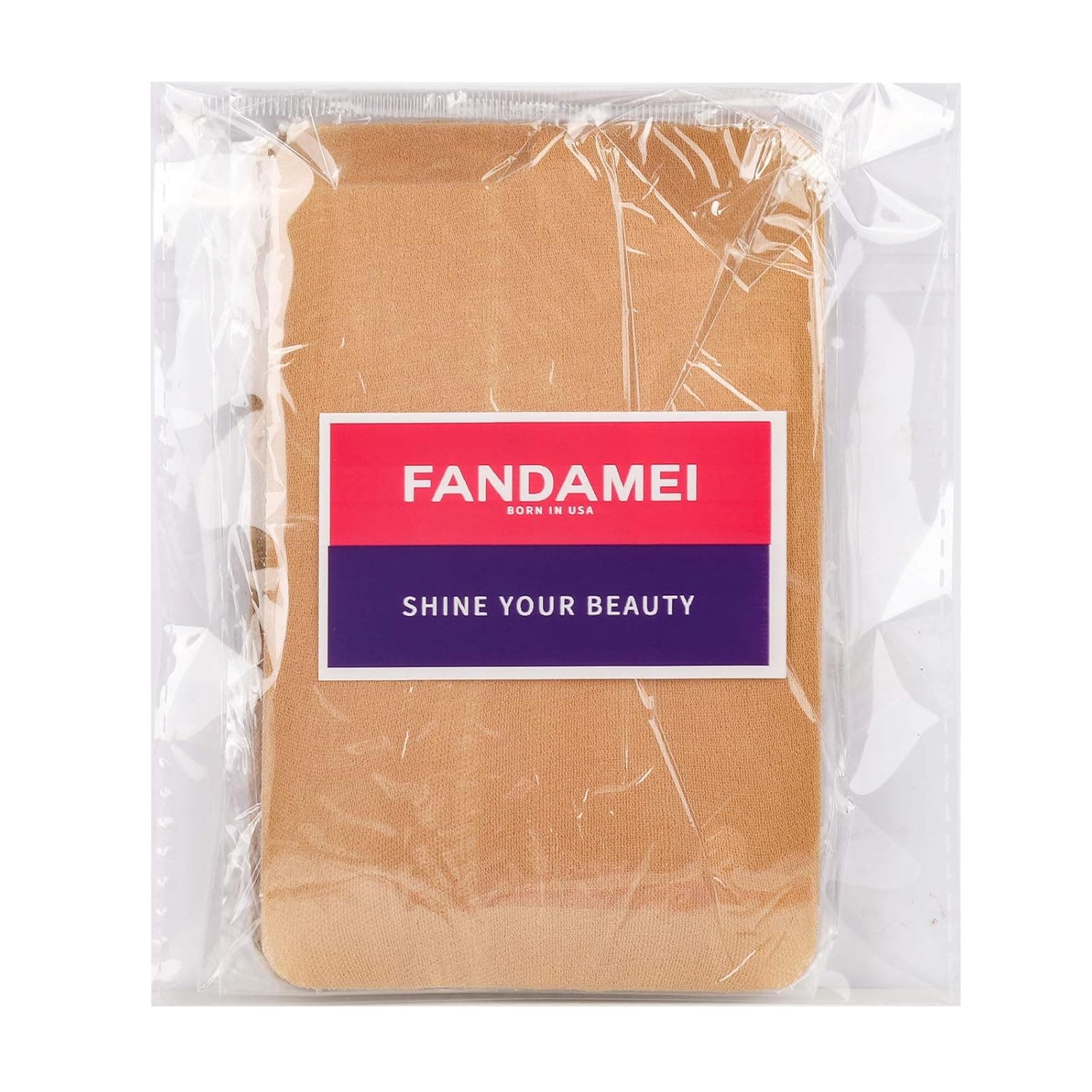 Fandamei 4 pieces Light Brown Stocking Wig Caps Stretchy Nylon Wig Caps for Women A-Nylon Wig Cap - Image 8