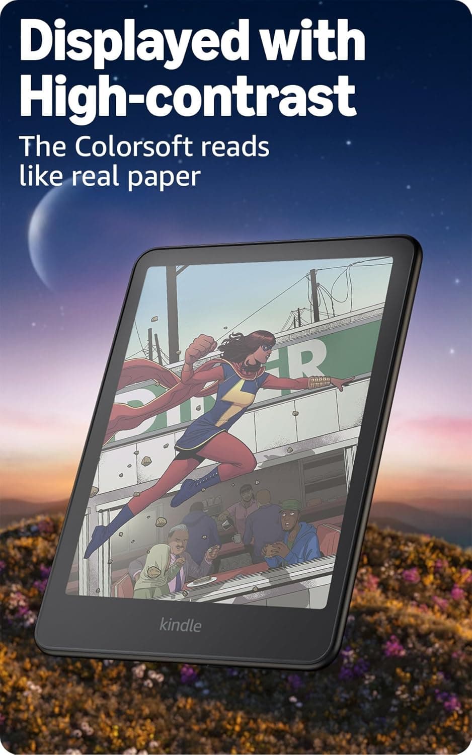 Amazon Kindle Colorsoft Signature Edition 32GB (newest model) – With color display, auto-adjusting front light, wireless charging, and long battery life - Metallic Black Without Kindle Unlimited - Image 5