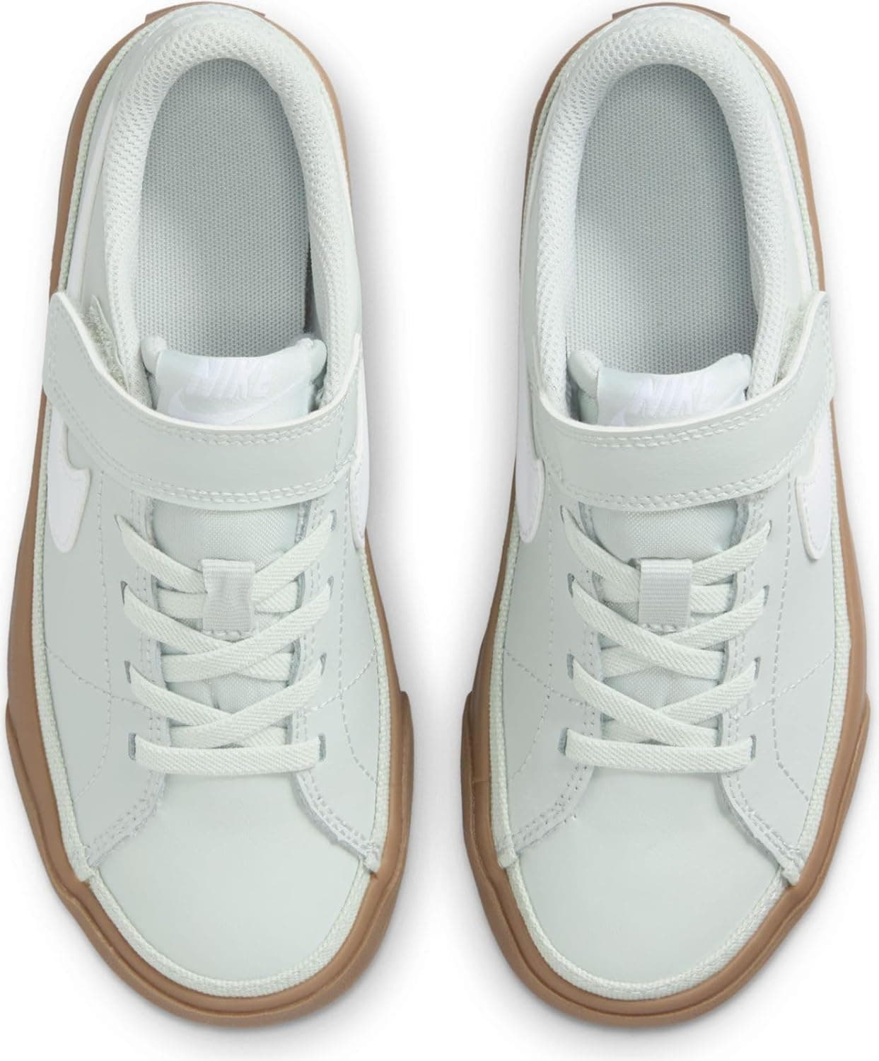 Nike Unisex-Child Court Legacy (Little Kid) 13.5 Little Kid Light Silver/White/Gum Dark Brown - Image 6