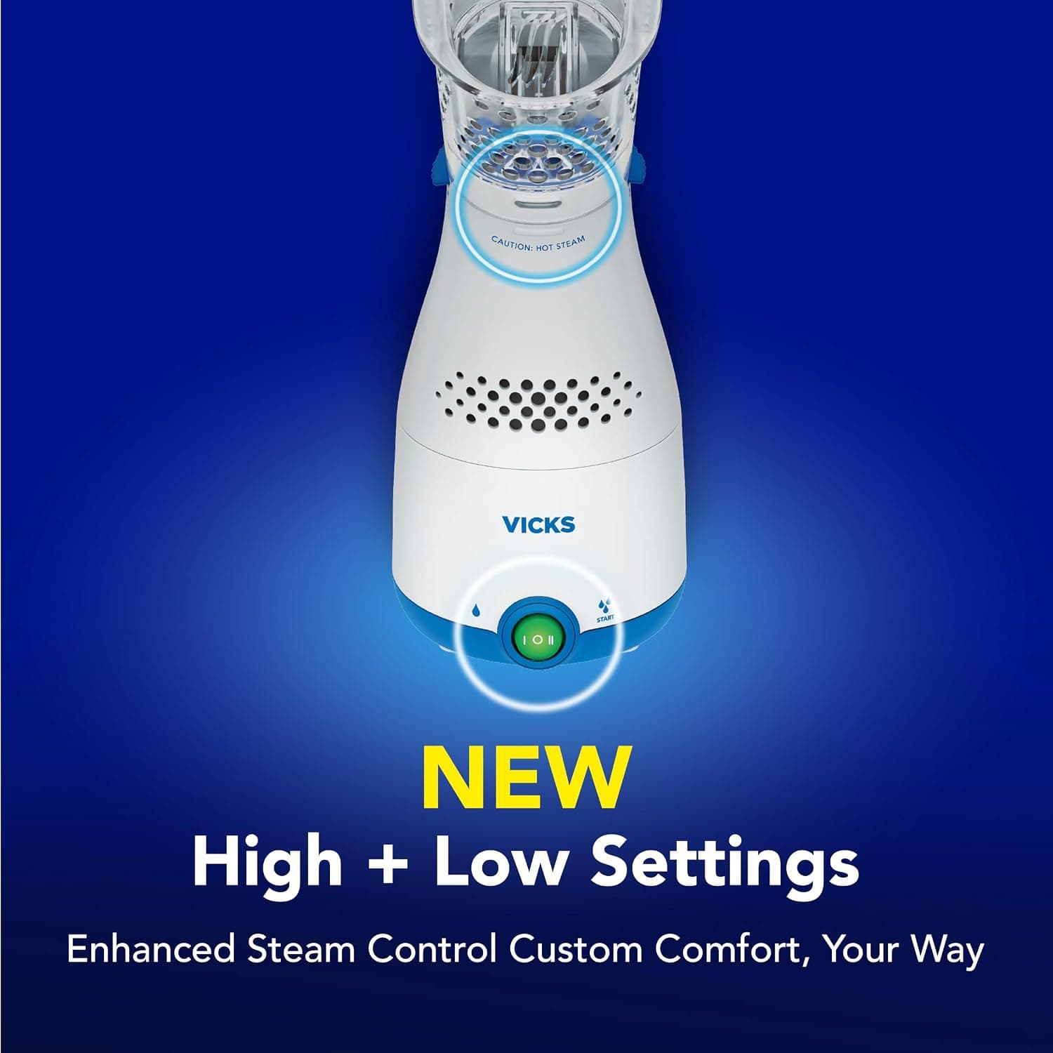 Amazon.com: Vicks Sinus Inhaler, Plug-in Non-Medicated Steam Inhaler for Sinus Relief, Allergies, Congestion & Colds, Vocal Steamer, Soothes Nasal & Throat Passages, Works with VapoPads (1 Included) : Health & Household - Image 7