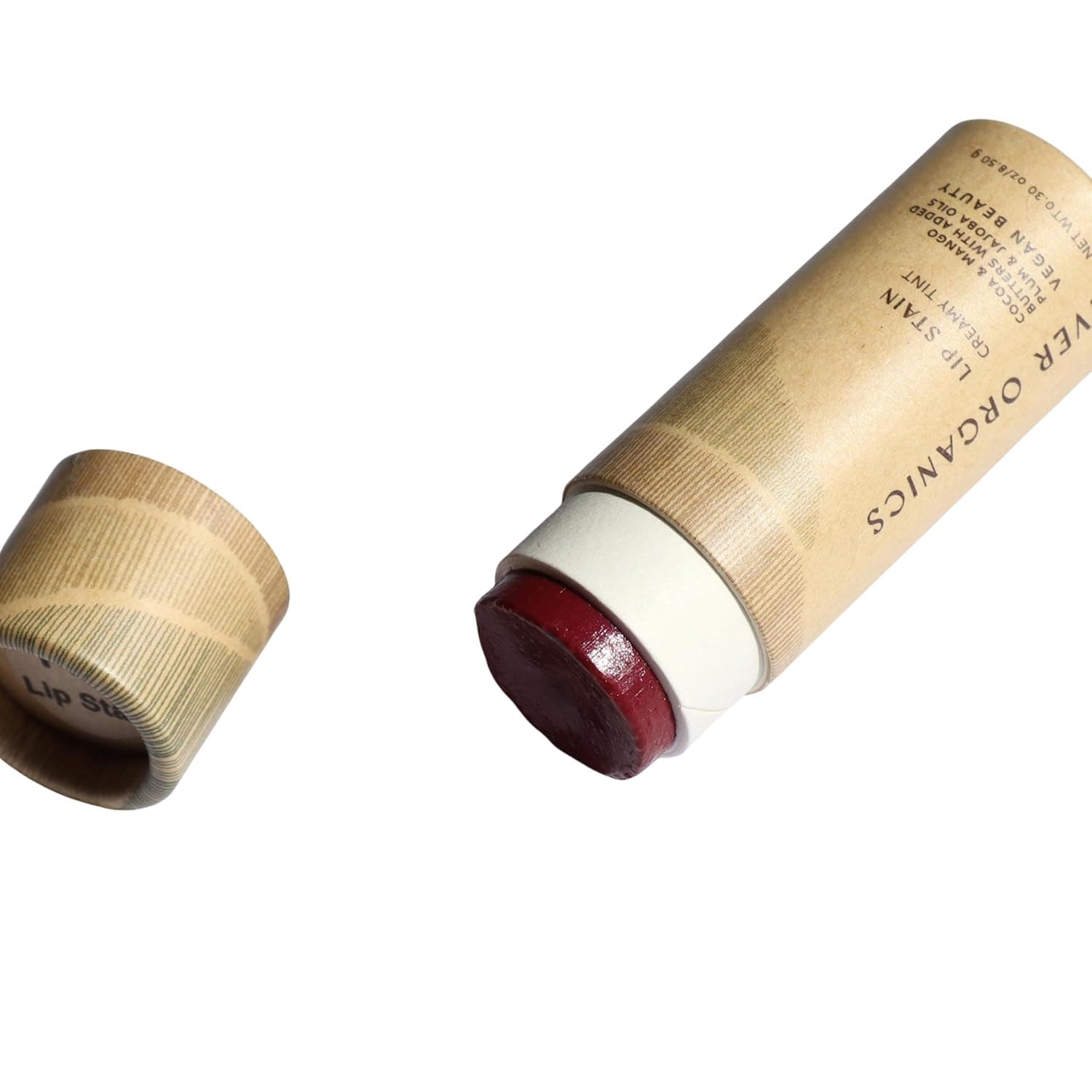 Organic Lip Stain, Zero-Waste Vegan Lip Stain in Fig, Pomegranate or Guava .30 oz / 8.45 g Long Lasting, Toxic Free, (Fig) - Image 9