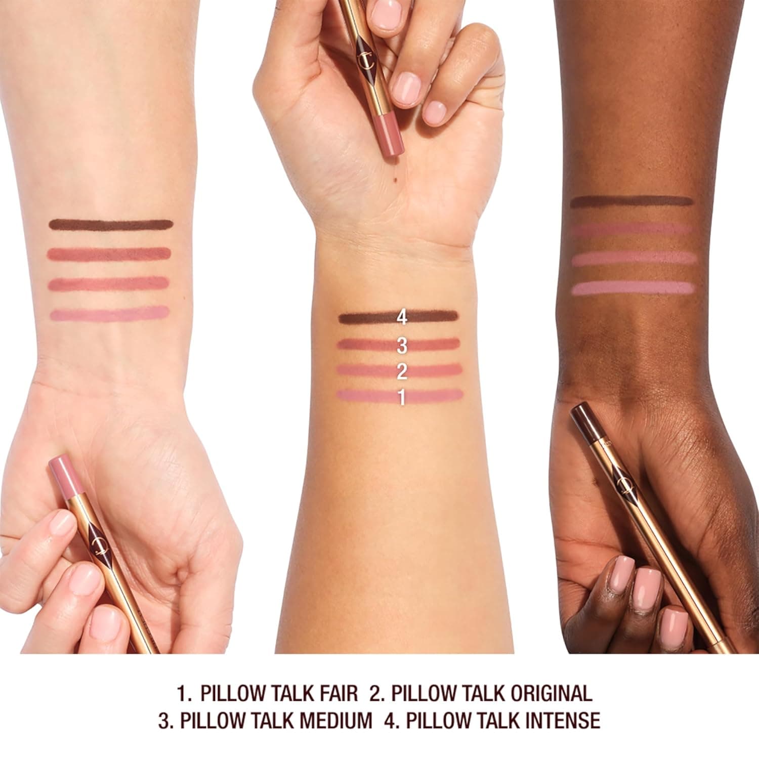 Charlotte Tilbury Lip Cheat Lip Liner Pencil - Gives Lips a Fuller-Looking, Defined Pout - Enriched with Jojoba Oil & Hyaluronic Acid - Waterproof, Smudge-Proof & Transfer-Proof Pillow Talk Fair - cool-toned pink - Image 8