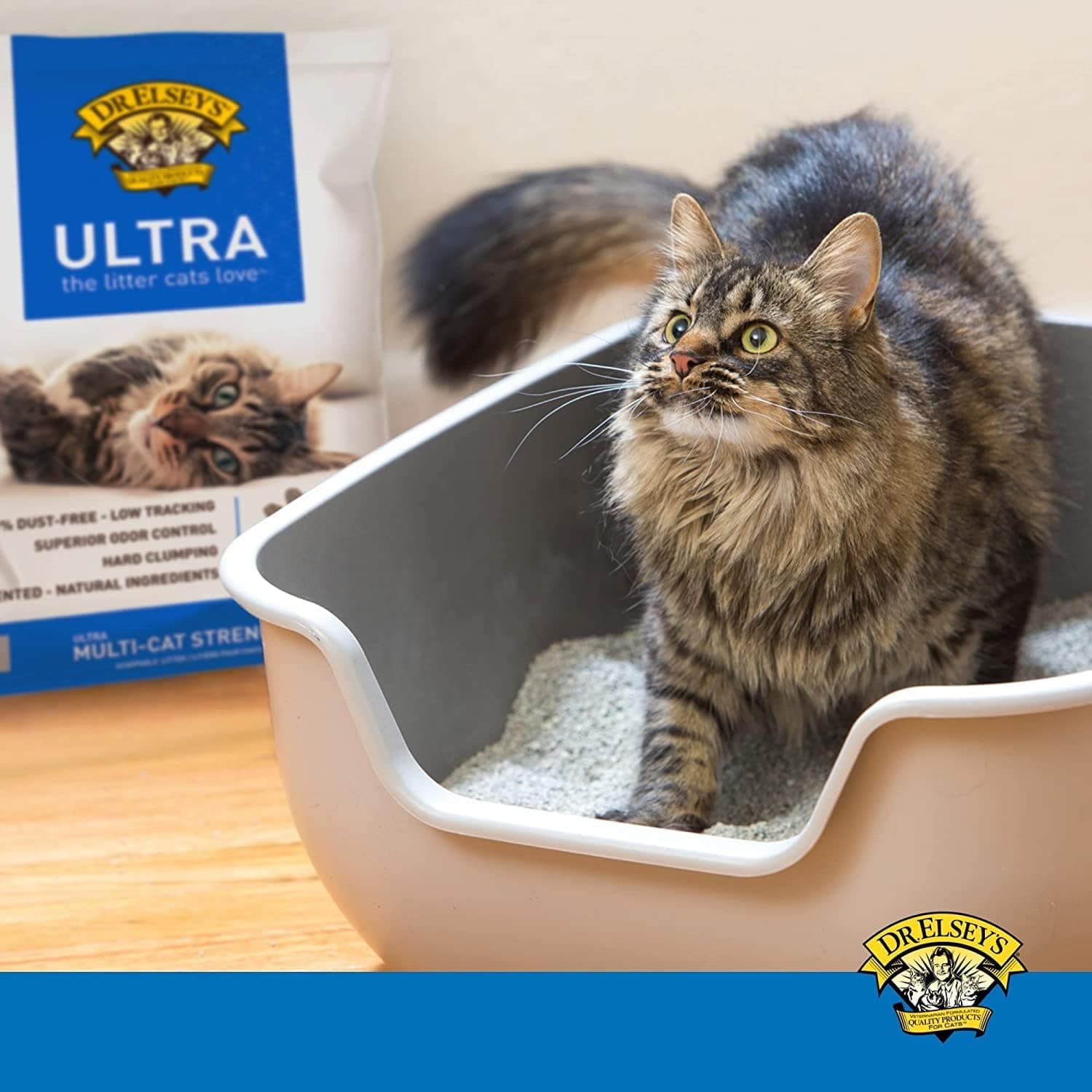 Dr. Elsey's Ultra UnScented Clumping Clay Cat Litter 40 lb. Bag - Image 6