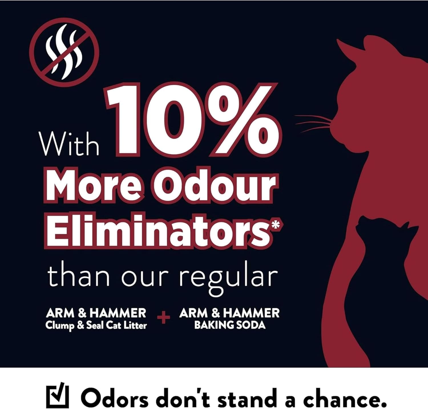 ARM & Hammer Clump & Seal Platinum Cat Litter, Multi-Cat, 14-Day Odor Control, Rock-Hard Clumps, 18 lbs – Powerful Odor Eliminator with Baking Soda 18 lbs Clump & Seal Platinum Clumping Cat Litter - Image 2