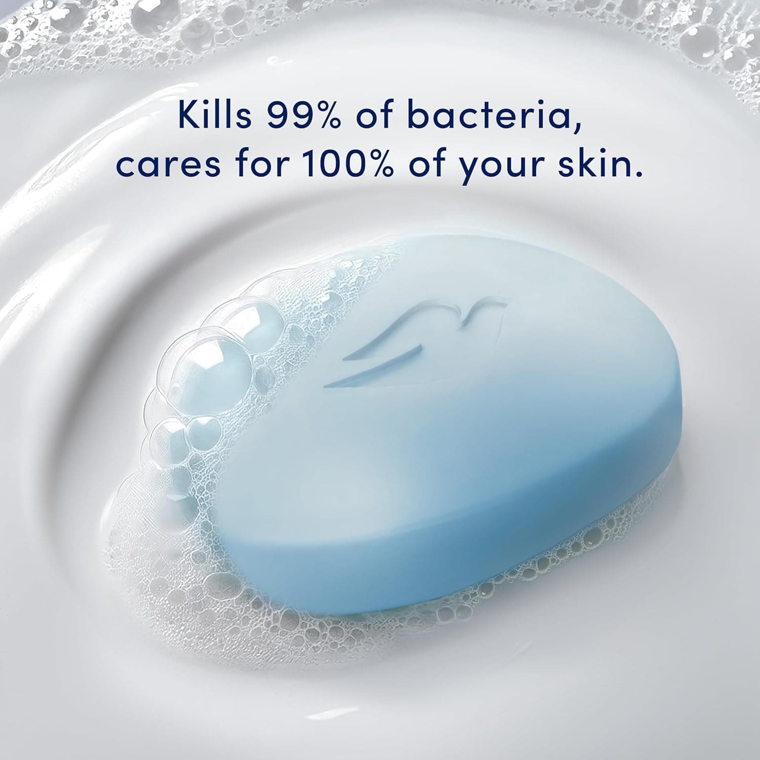 Dove Beauty Bar Soap Antibacterial Care 6 Count For Clean, Moisturized Skin, Removes Bacteria 3.75 oz Antibacterial 3.75 Ounce (Pack of 6) - Image 2