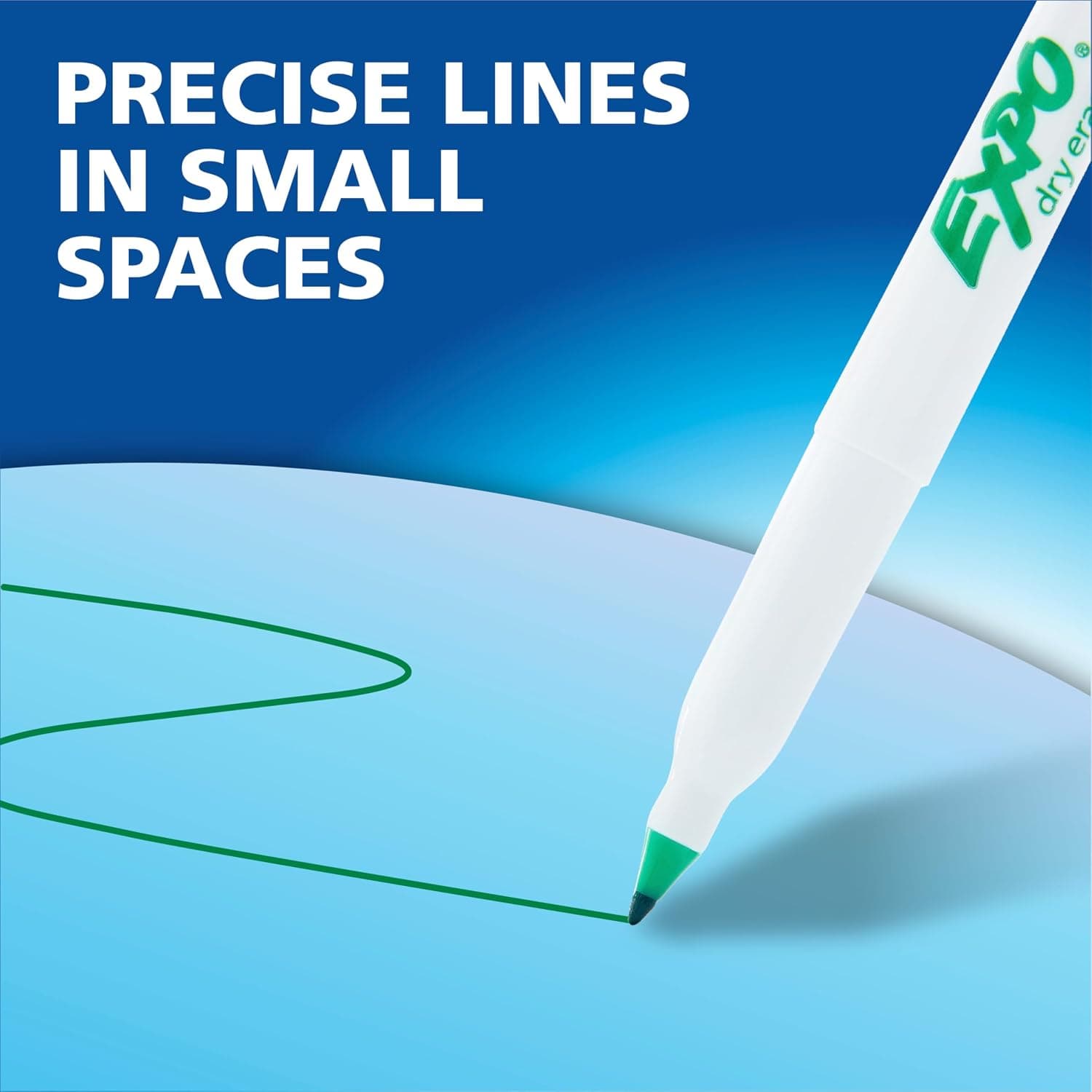 EXPO Low Odor Dry Erase Markers Ultra-Fine Tip Assorted Colors 8 Count 1 Count (Pack of 8) - Image 8