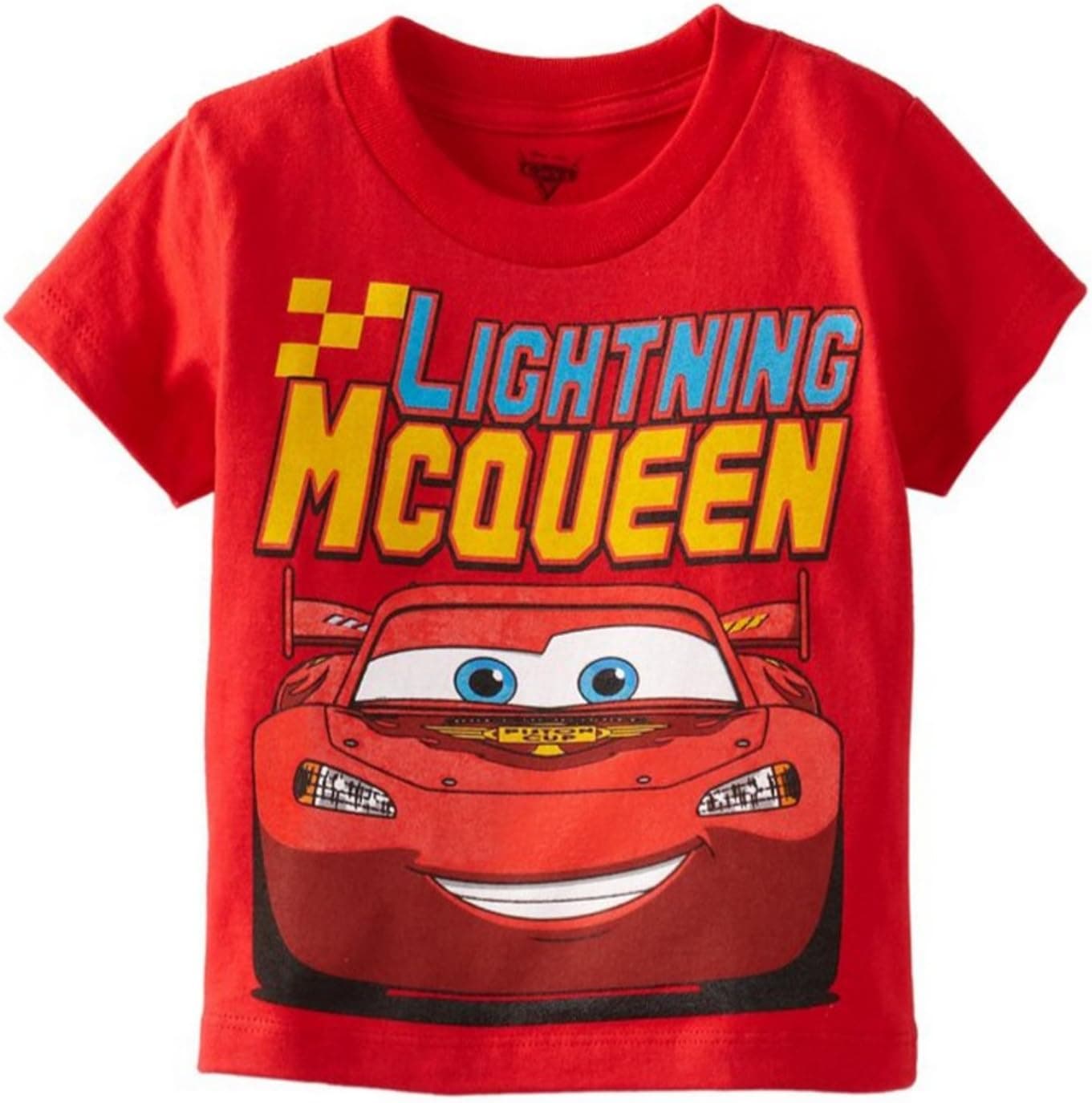 Disney Baby Boys' Cars Lightning Mcqueen Short Sleeve Tee 2T Red - Image 2