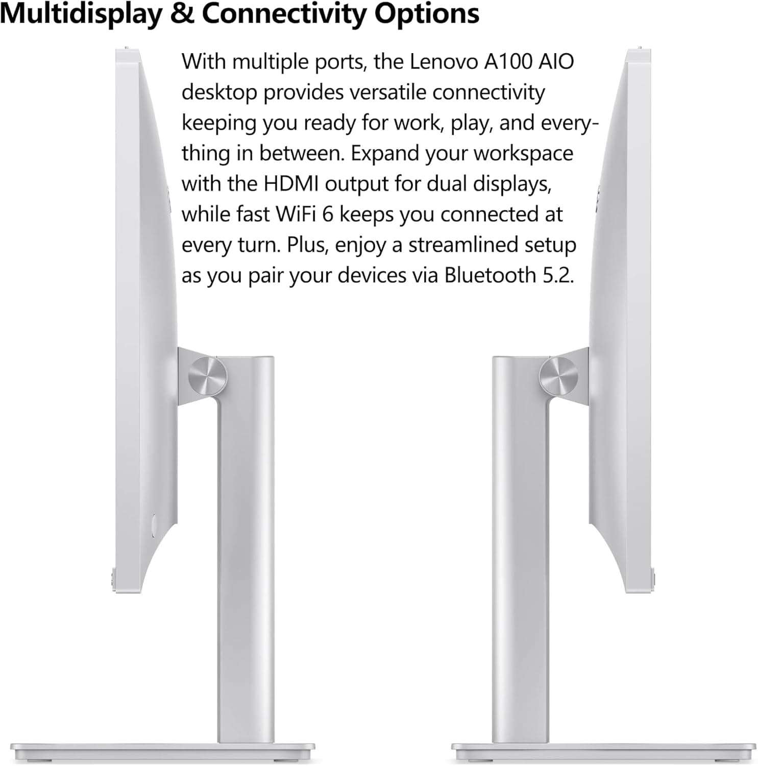 Lenovo 24 23.8" Fhd All-in-One Desktop Computer for Home Office, Intel Processor 8-Core (Beat i5-1140g7), 32gb Ddr4 Ram, 1tb Pcie Ssd, WiFi 6, Bluetooth, Business Aio, Windows 11 Pro, Vent-Hear 32GB RAM, 1TB PCIe SSD - Image 8