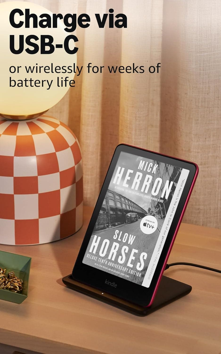 Amazon Kindle Paperwhite Signature Edition 32GB (newest model) – 20% faster with auto-adjusting front light, wireless charging, and weeks of battery life – Metallic Black Metallic Black Without Kindle Unlimited - Image 4