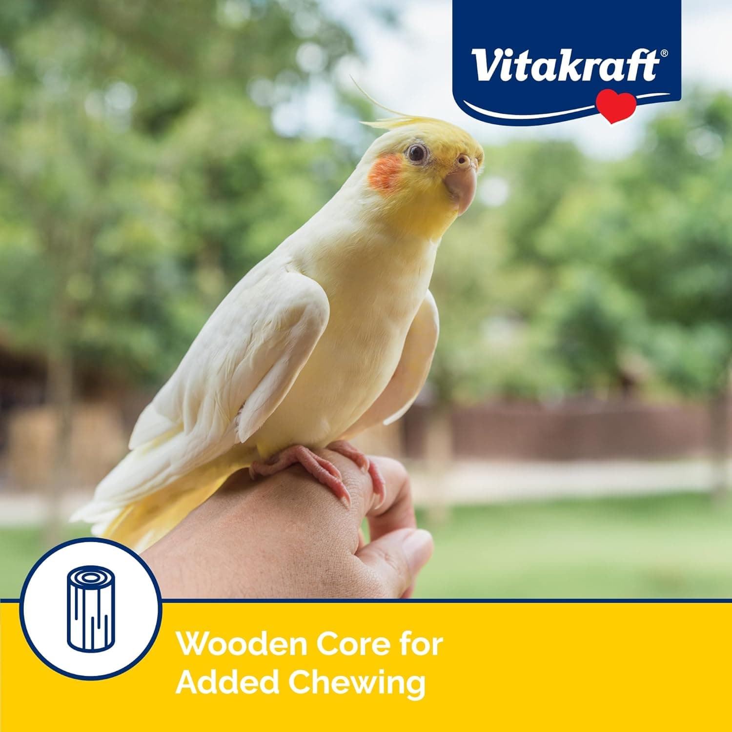 Vitakraft Crunch Sticks Cockatiel Treat - Apricot and Peach - Pet Bird Treat Toy, 3.5 oz - Image 7