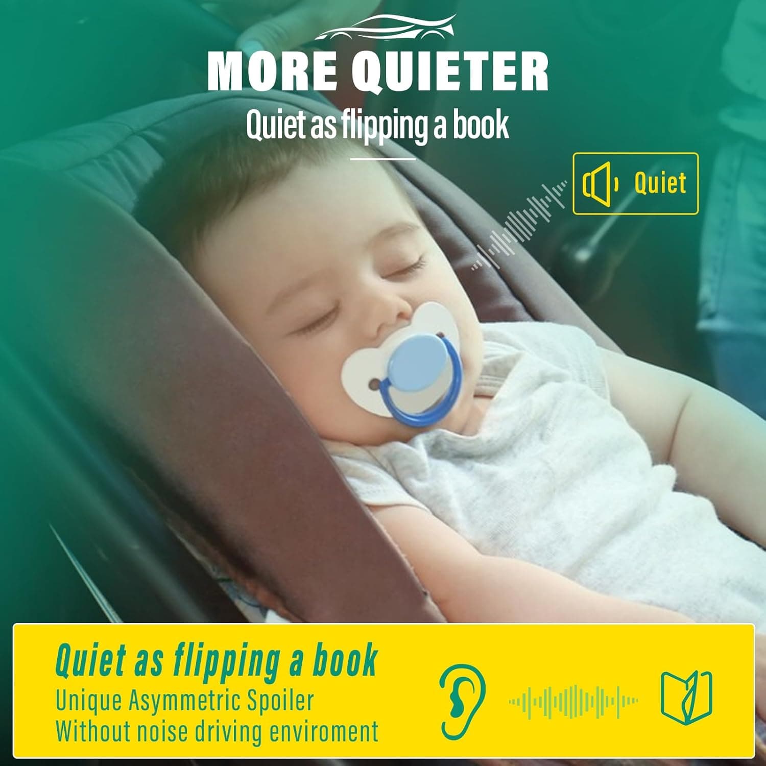 26" 22" 11" Windshield Wiper Blades Replacement for Ford Explorer 2011 2012 2013 2014 2015 2016 2017 2018 2019 2020 2021 2022 2023 2024 OEM Premium All Weather Front Rear Wipers Set (Pack of 3) - Image 8