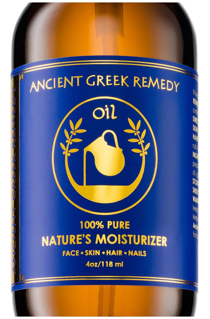 Ancient Greek Remedy After Shower Body Oil for Women - Organic Face Oil & Body Moisturizer for Dry Skin with Sweet Almond, Jojoba, Olive, Lavender and Vitamin E Oil - Natural Clean Skincare, 4 oz - Image 2