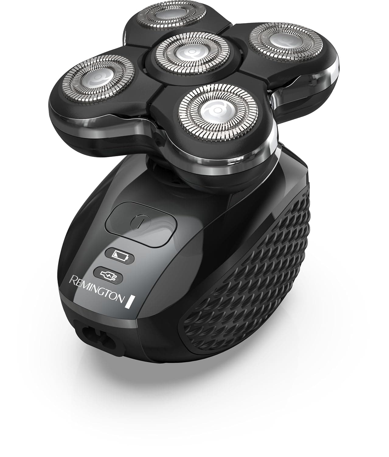 Remington XR7000 Balder Pro Rotary Shaver Rechargeable Waterproof Electric Razor for Men Cordless Lithium Power 5 Dual Track Flexing Heads and Pop-Up Trimmer Black Balder - XR7000A - Image 2