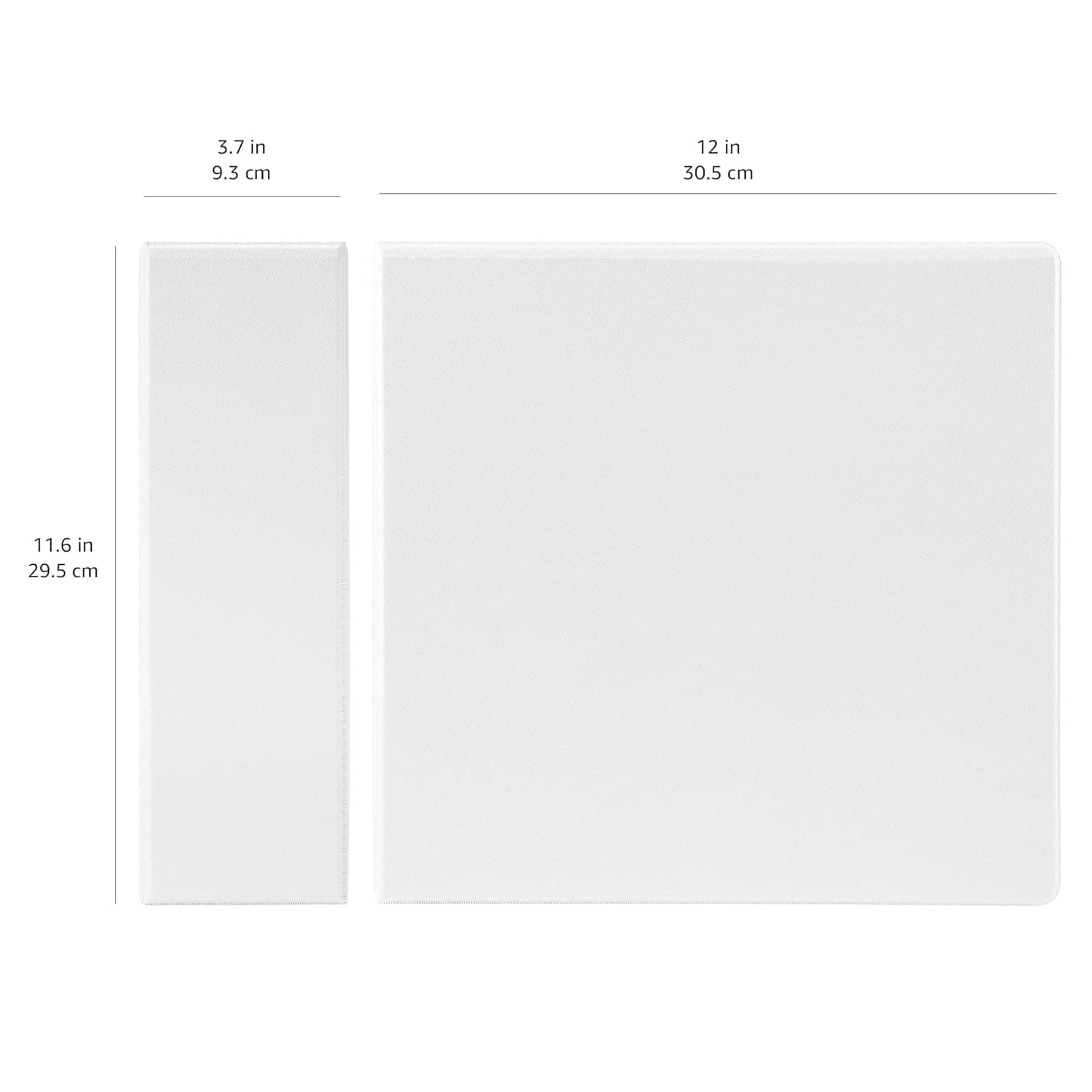 Amazon Basics 3 Ring Binders, 3 Inch, 2 Pack, D-Ring Organizer for School, Home Office, White 2-Pack 3-inch - Image 6